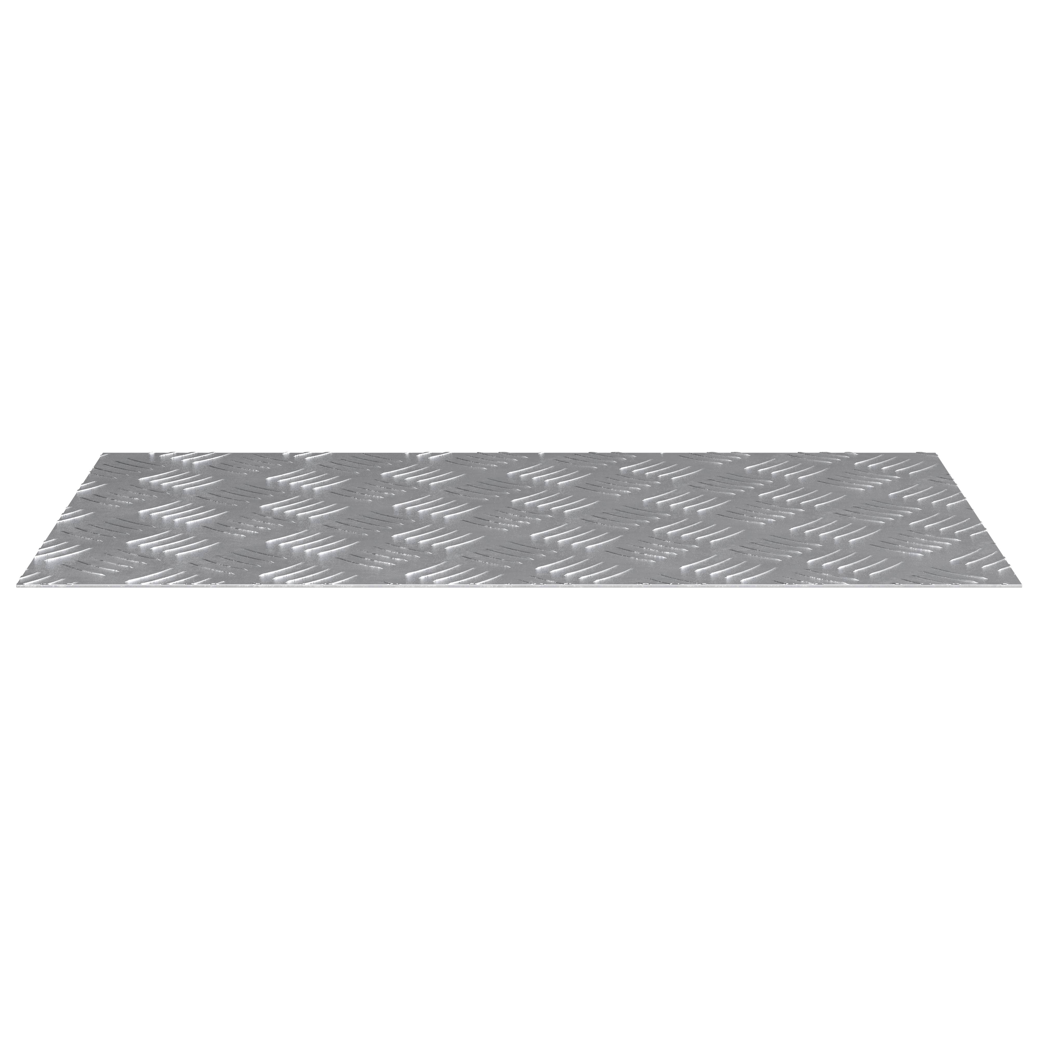 vidaXL Aluminium-Riffelbleche 4 Stk. Rutschfest 70x40 cm