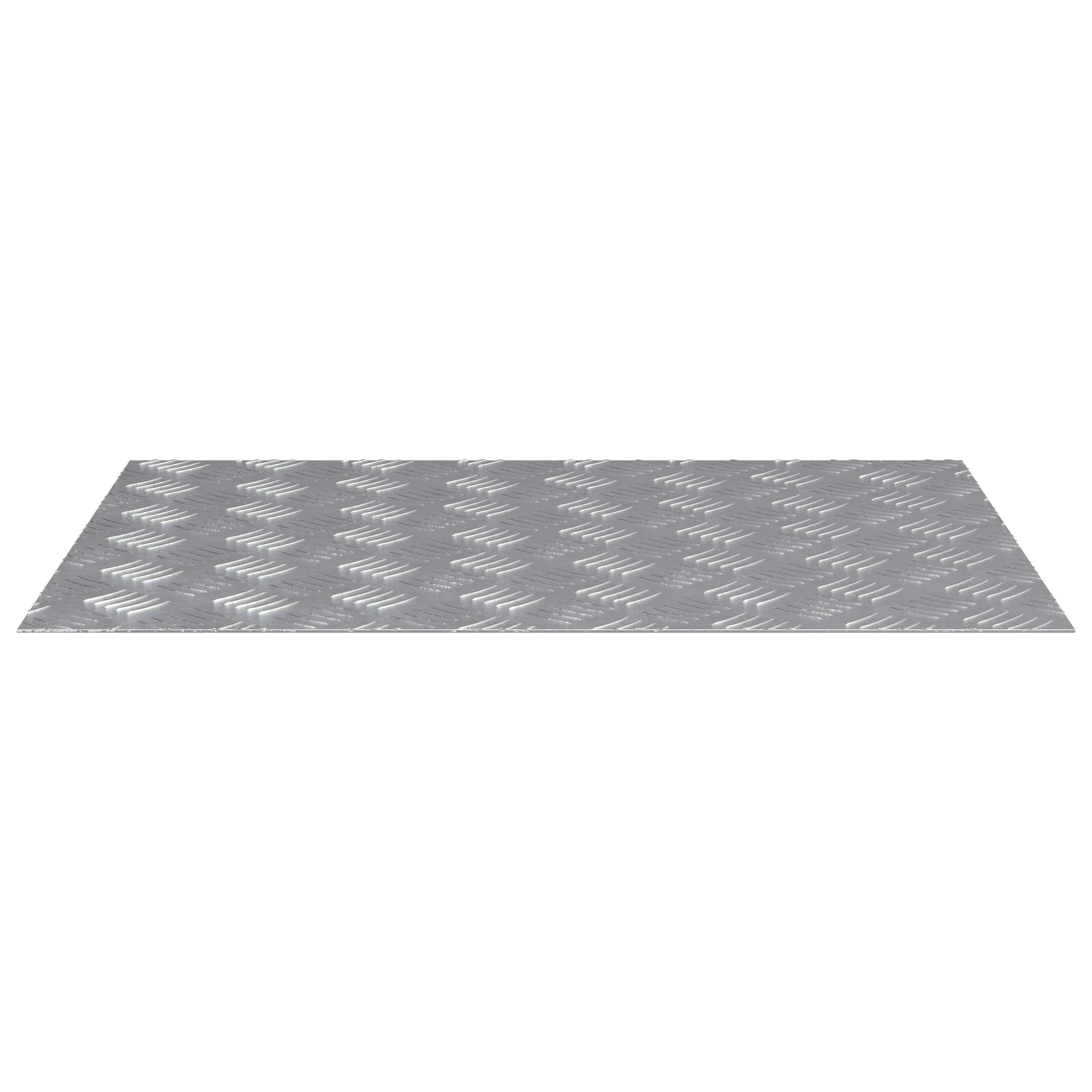 vidaXL Aluminium-Riffelbleche 4 Stk. Rutschfest 70x50 cm