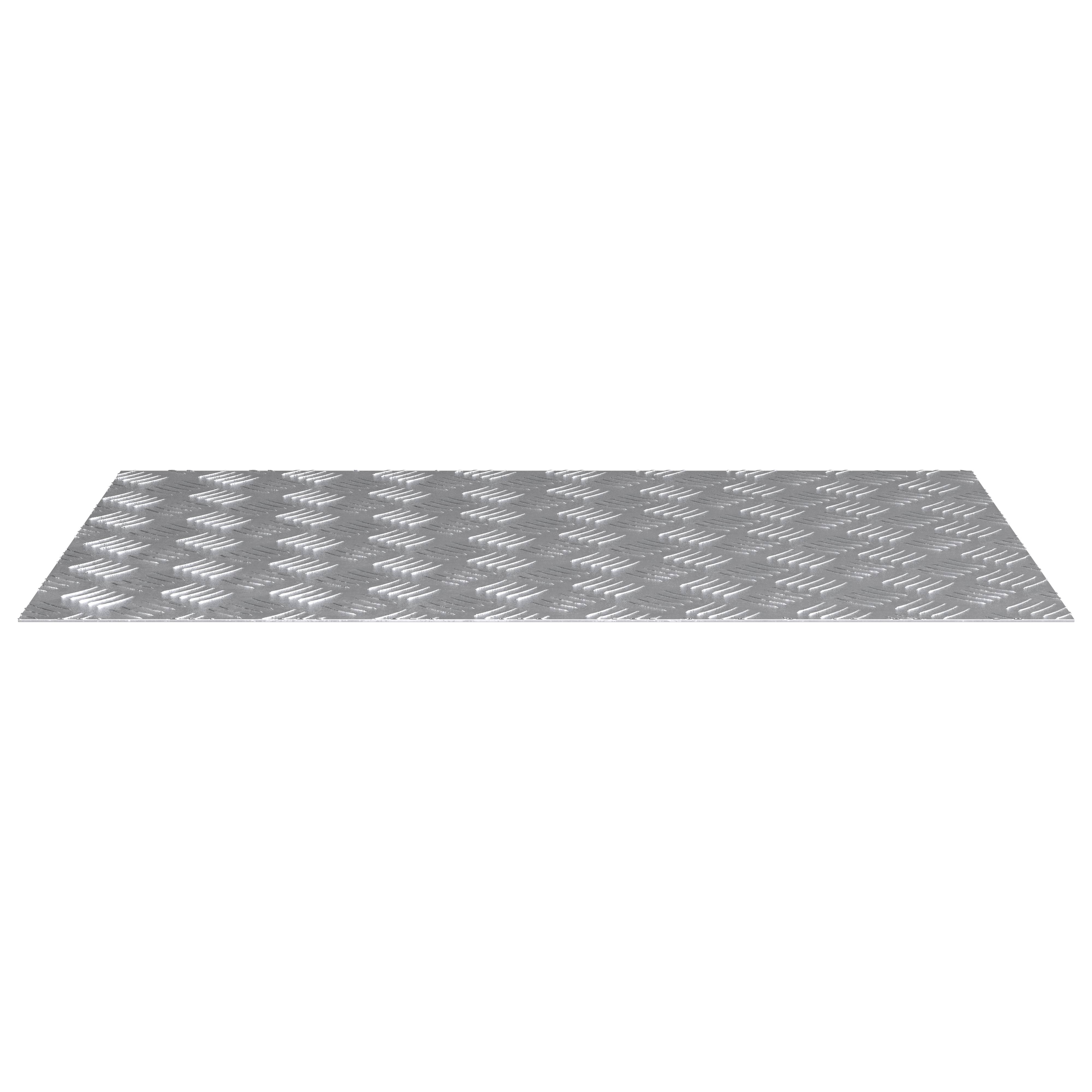 vidaXL Aluminium-Riffelbleche 4 Stk. Rutschfest 80x50 cm