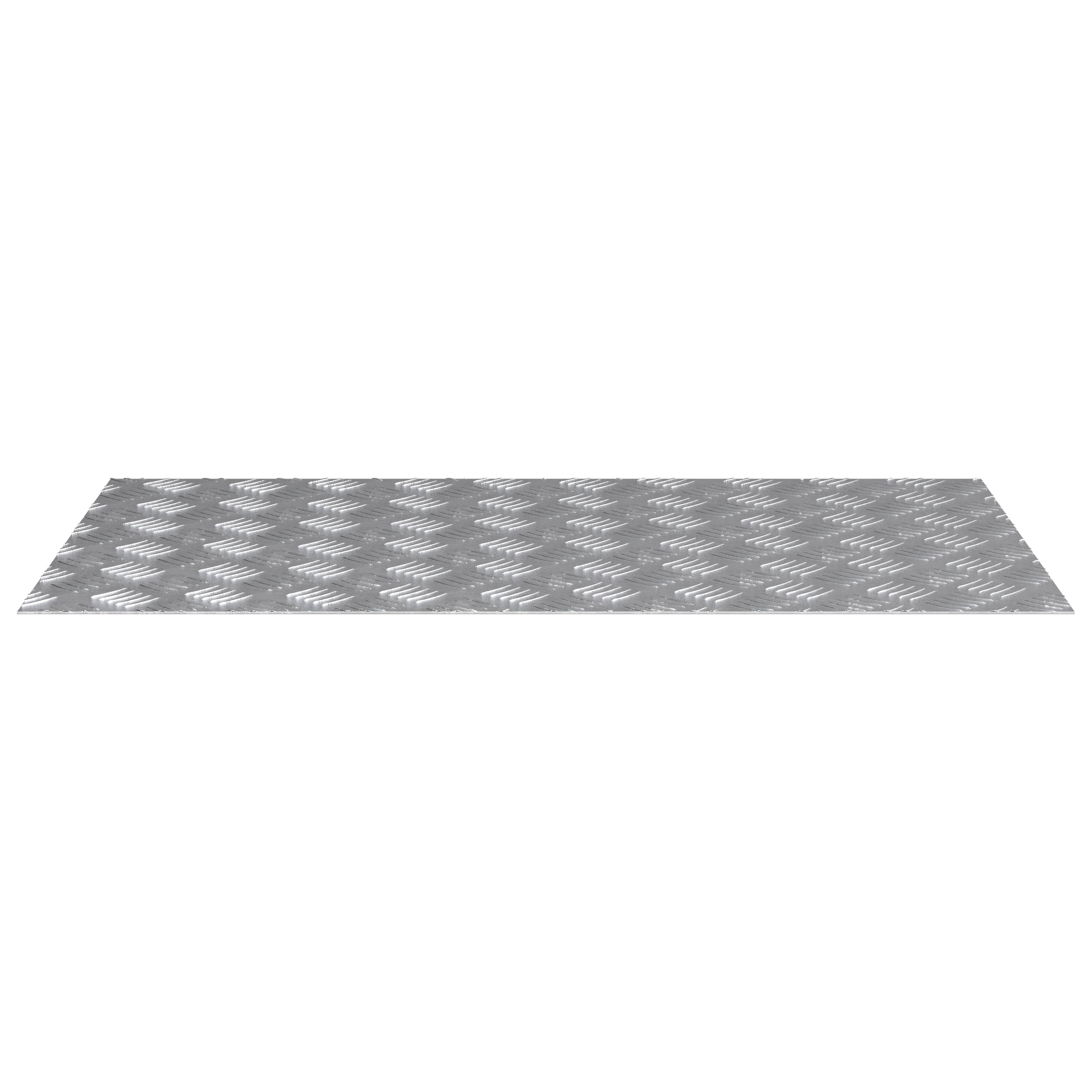 vidaXL Aluminium-Riffelbleche 2 Stk. Rutschfest 90x50 cm