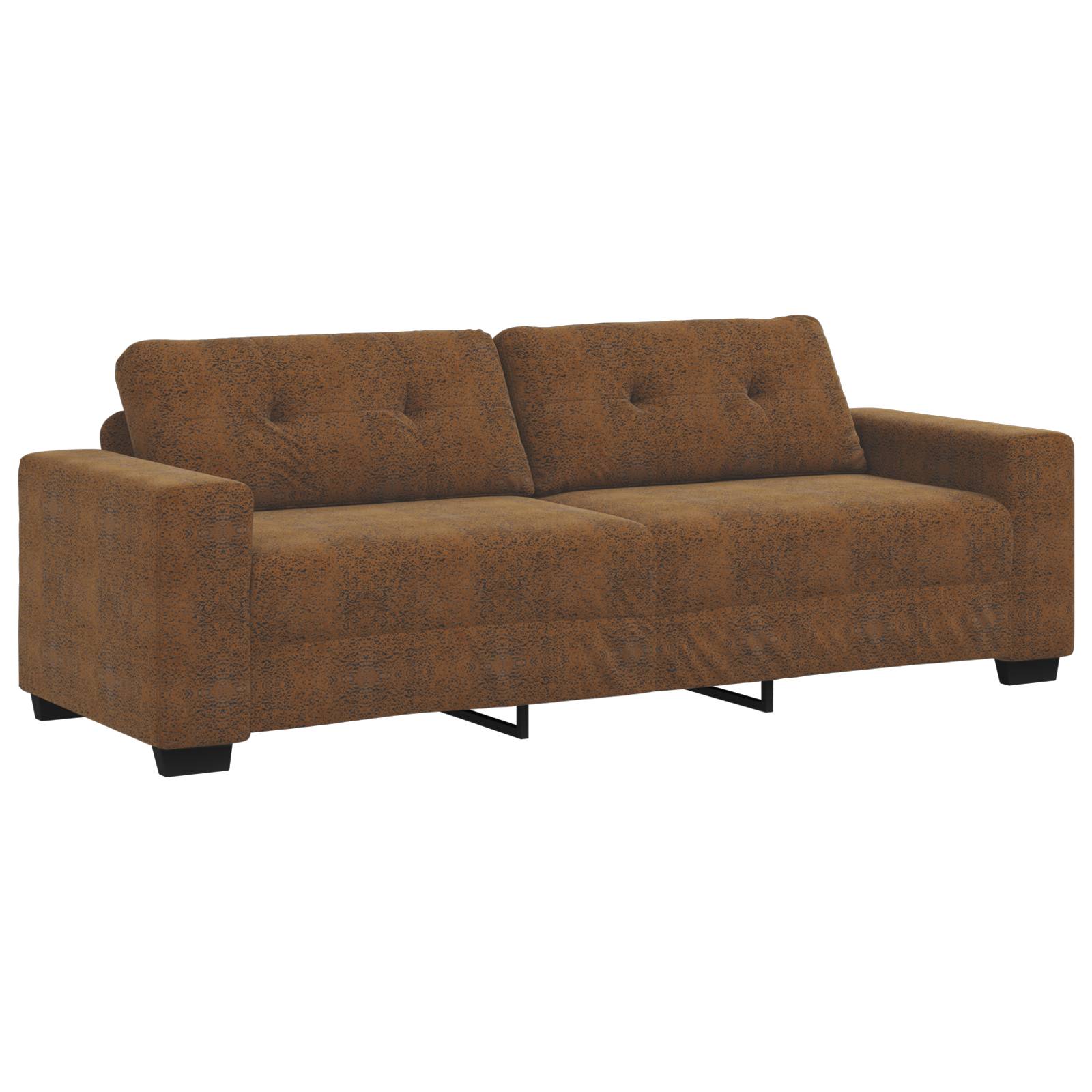 vidaXL Sofa 3-Sitzer Braun 180 cm Kunstleder