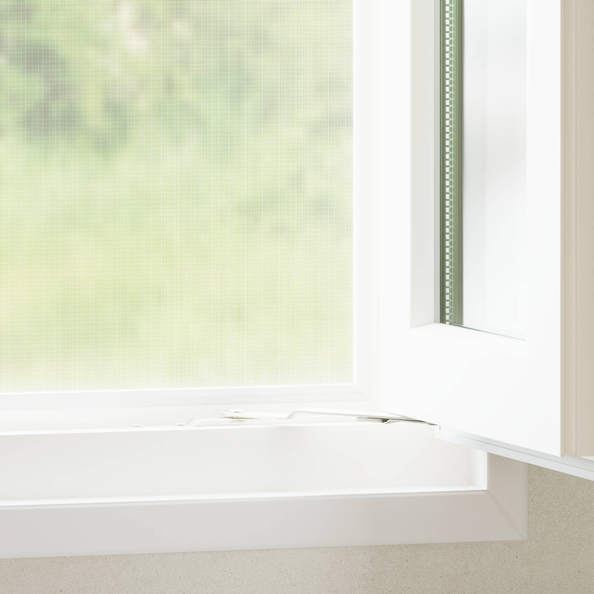 vidaXL Insektenschutzgitter Weiß 60x500 cm Fiberglas