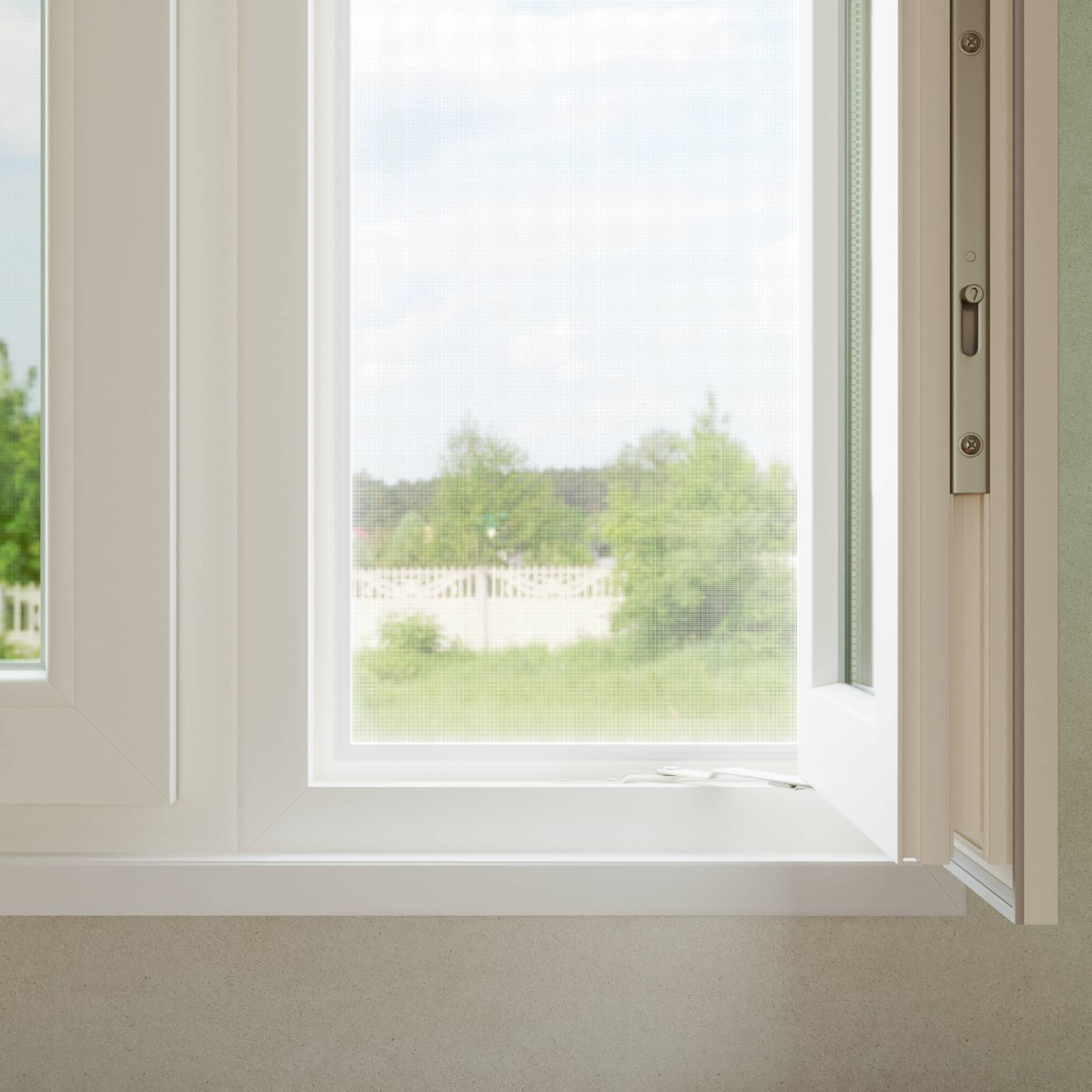 vidaXL Insektenschutzgitter Weiß 80x500 cm Fiberglas