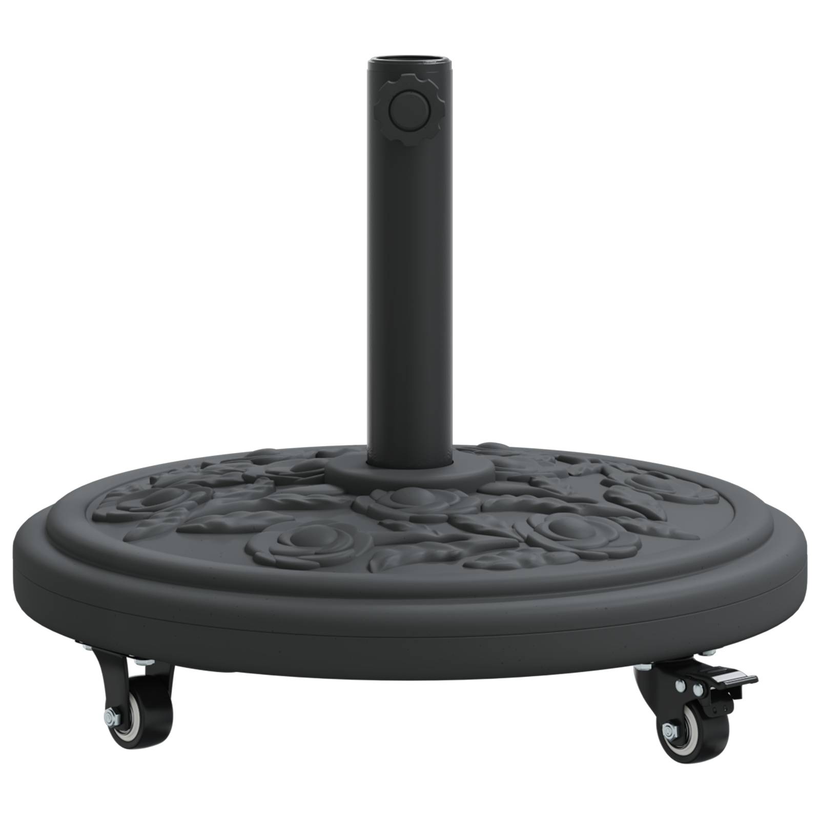 vidaXL Sonnenschirmständer mit Rollen für Ø38-48 mm Masten 13 kg Rund