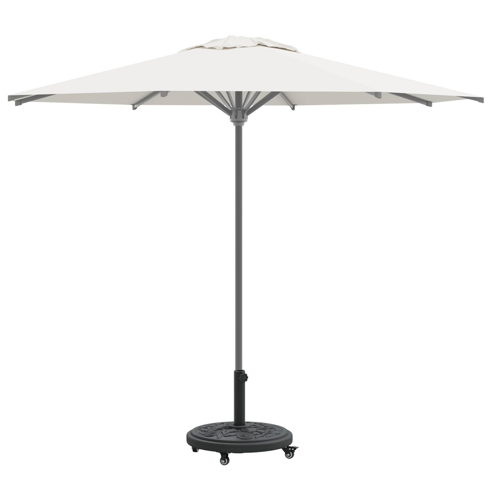 vidaXL Sonnenschirmständer mit Rollen für Ø38-48 mm Masten 13 kg Rund