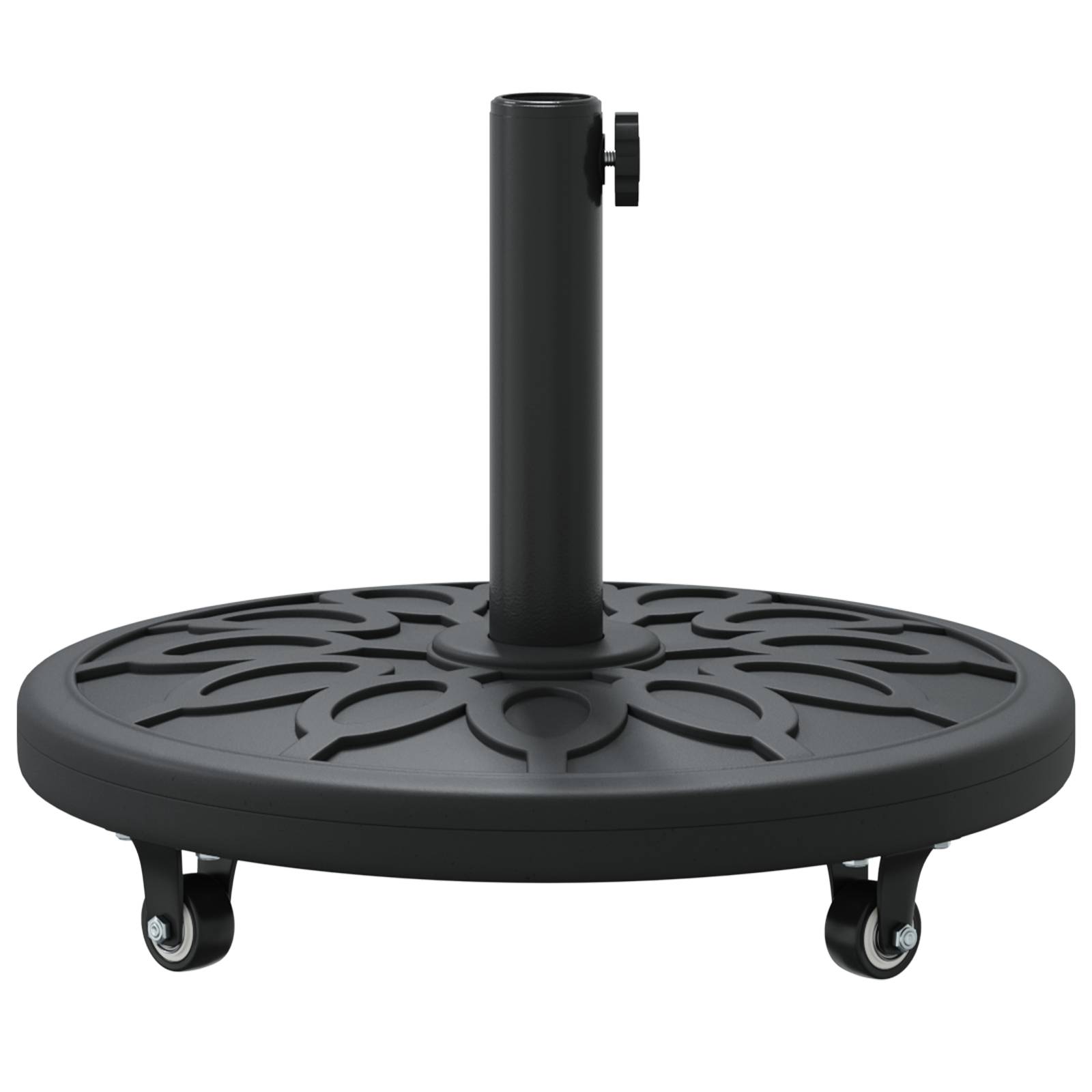 vidaXL Sonnenschirmständer mit Rollen für Ø38-48 mm Masten 13 kg Rund