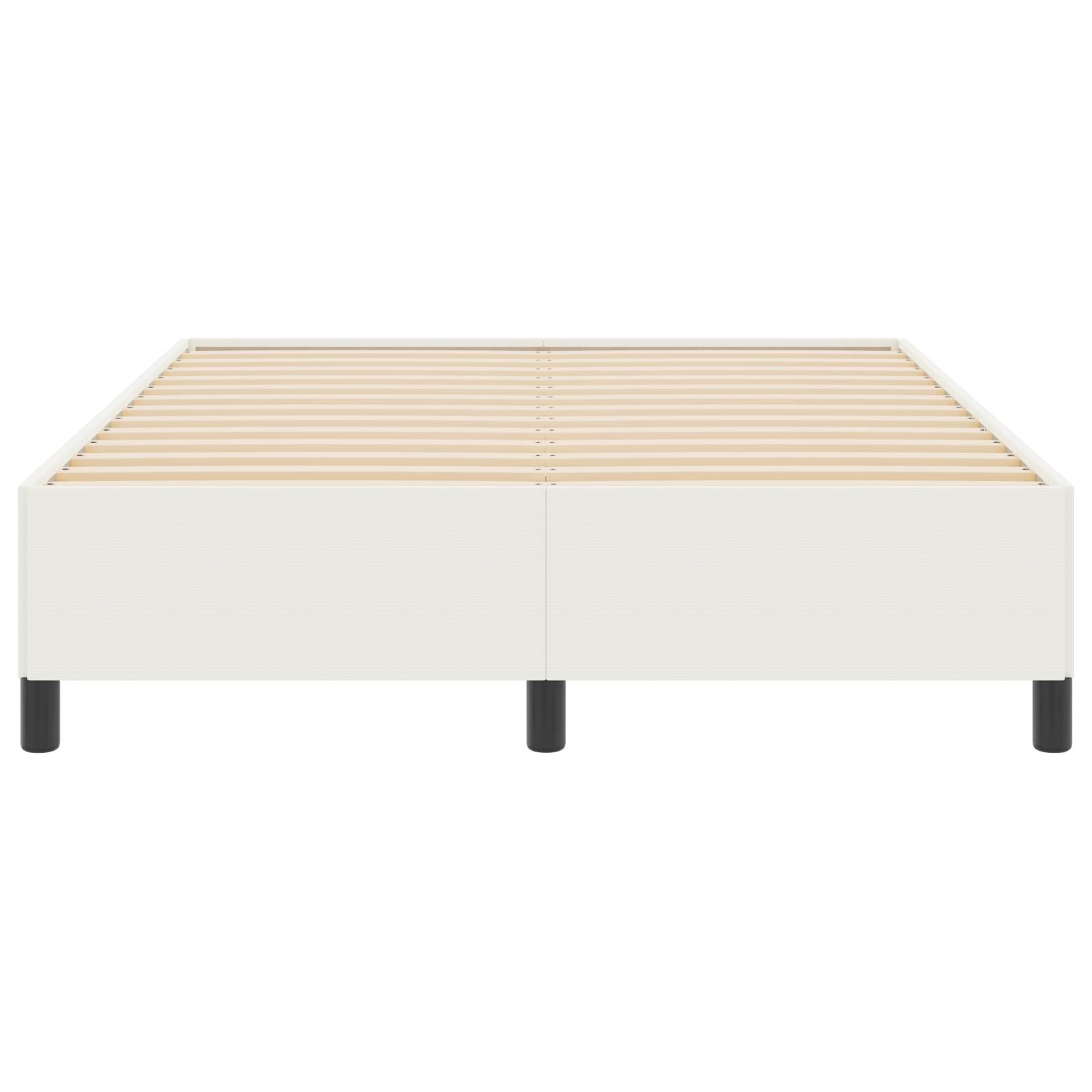 vidaXL Bettgestell Creme 140x190 cm Cordstoff