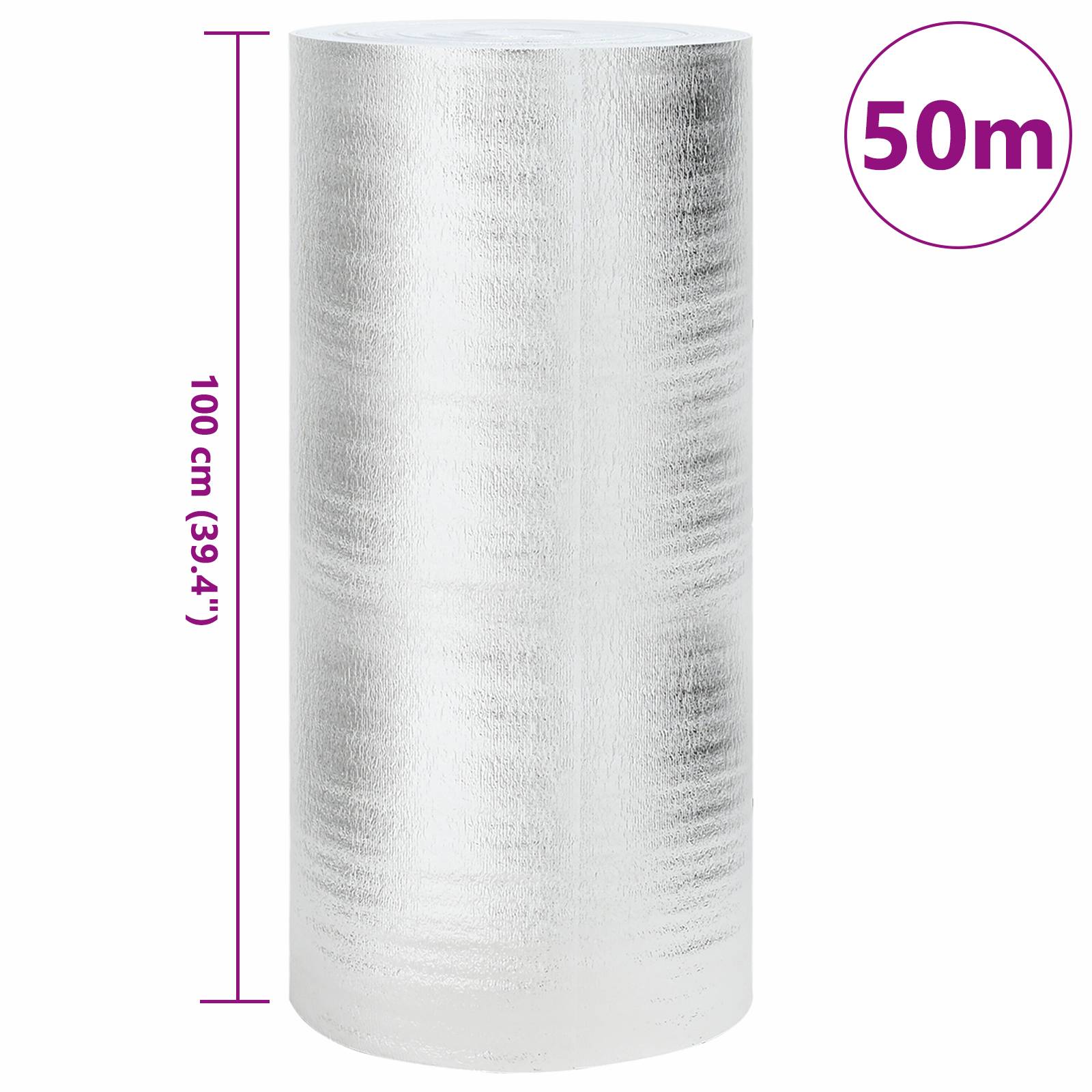 vidaXL Heizkörper-Reflexionsfolie 1x50 m