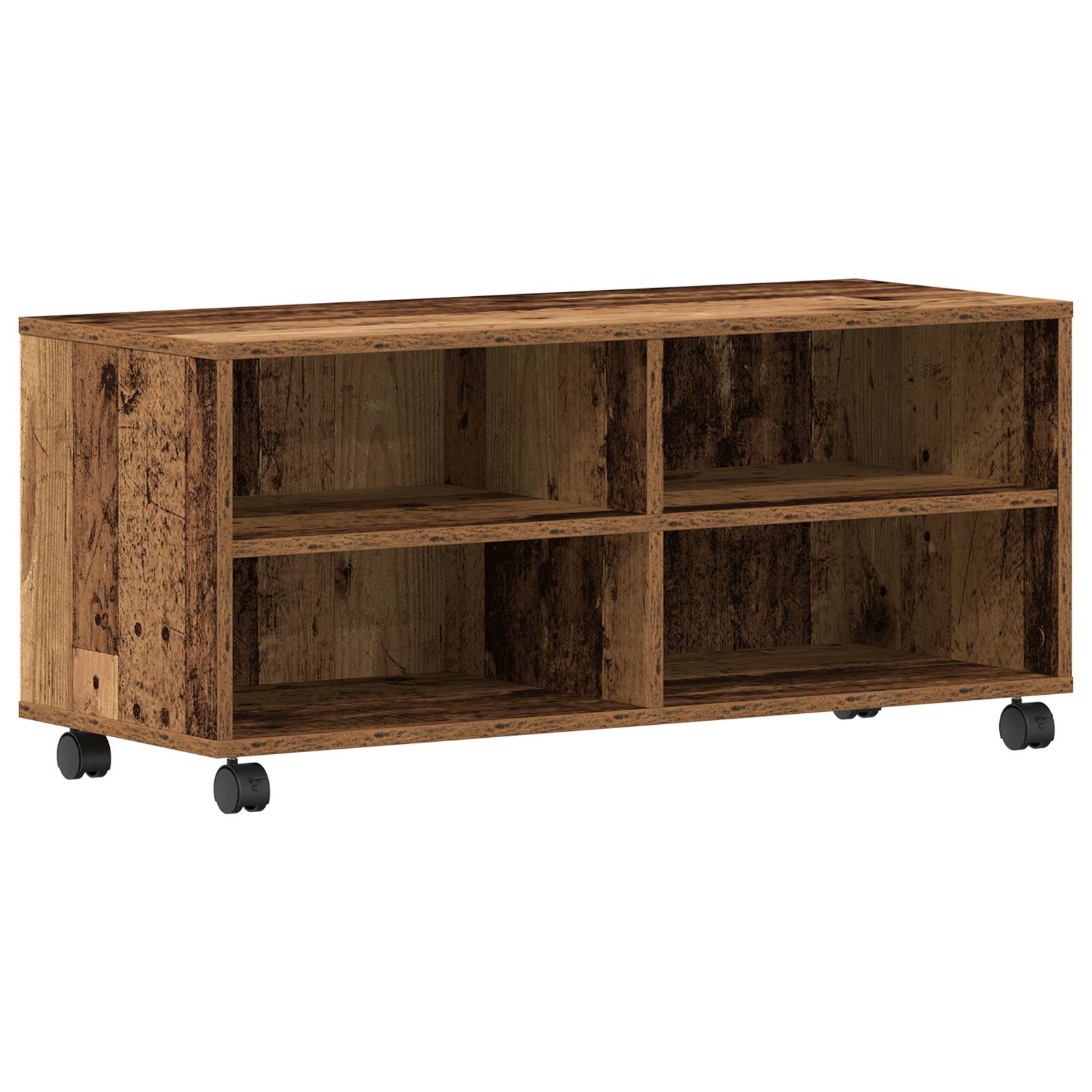 vidaXL TV-Schrank Altholz 90x35x35 cm Holzwerkstoff