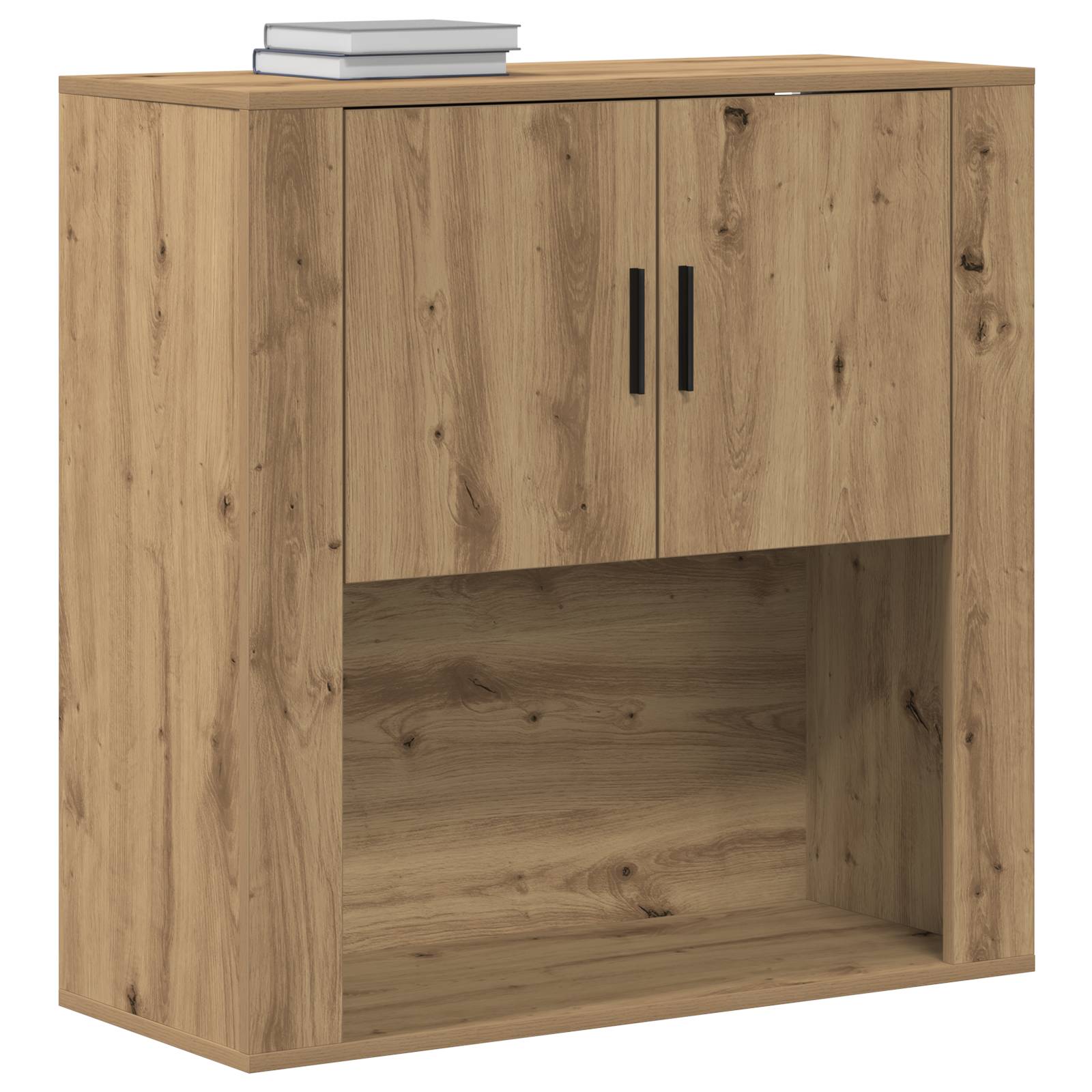 vidaXL Wandschrank Artisan Eiche 80x33x80 cm Holzwerkstoff