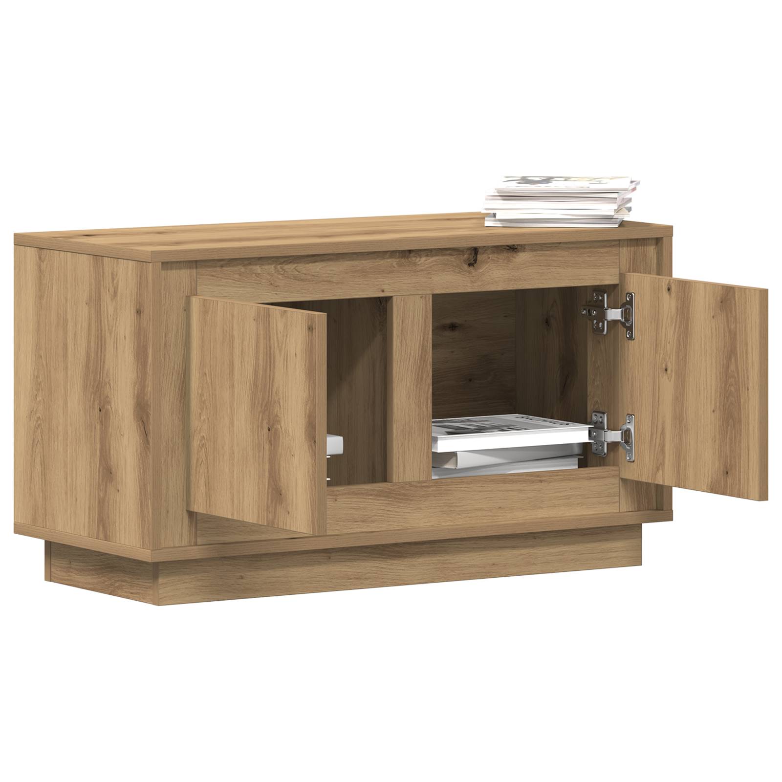 vidaXL TV-Schrank Artisan Eiche 80x35x45 cm Holzwerkstoff