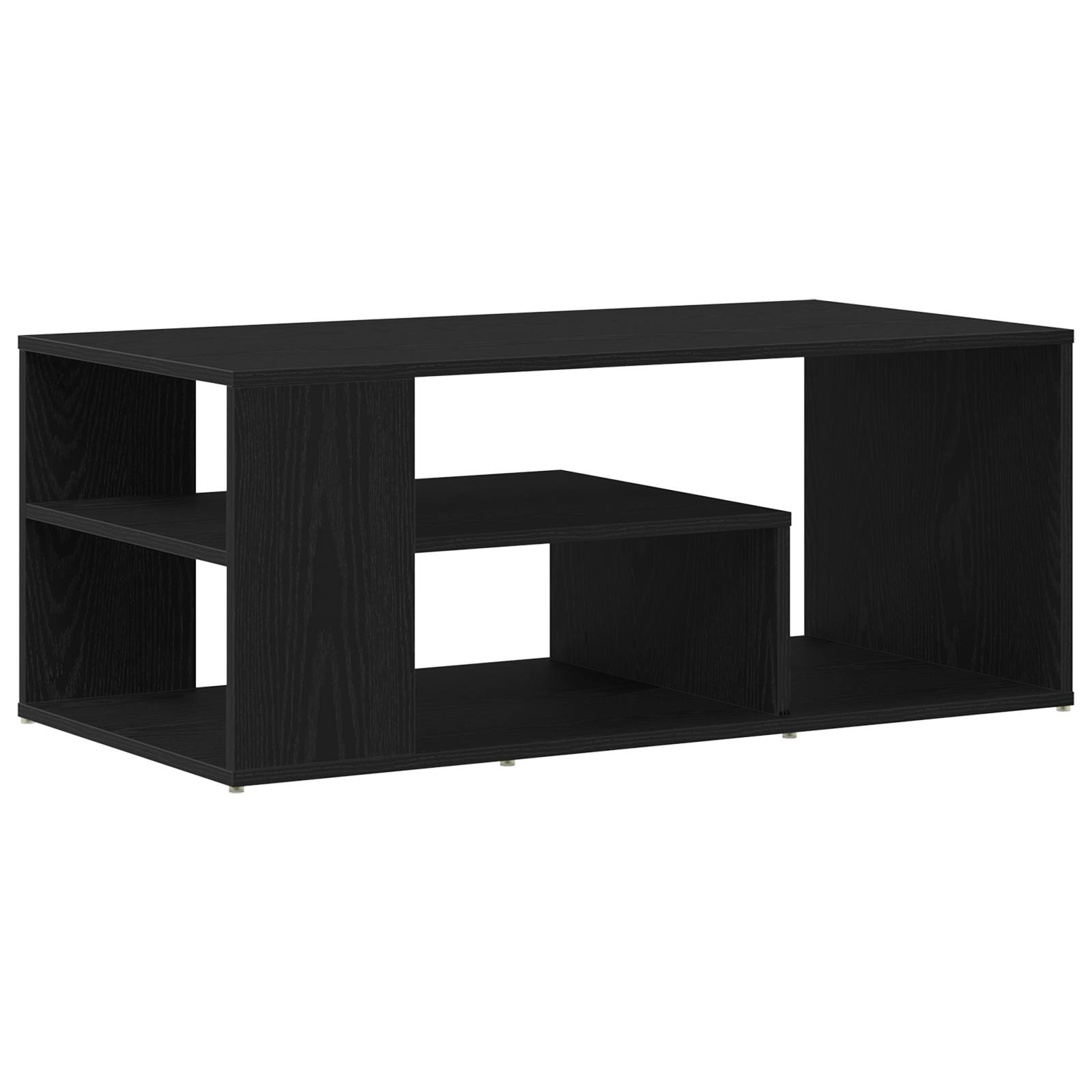 vidaXL Couchtisch Schwarz Eiche 100x50x40 cm Holzwerkstoff