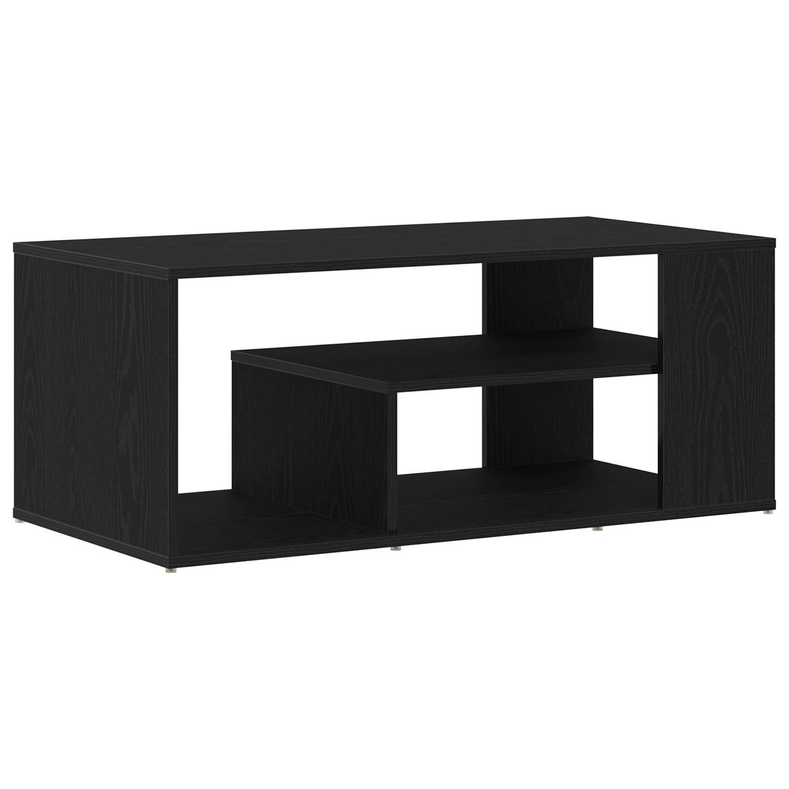 vidaXL Couchtisch Schwarz Eiche 100x50x40 cm Holzwerkstoff