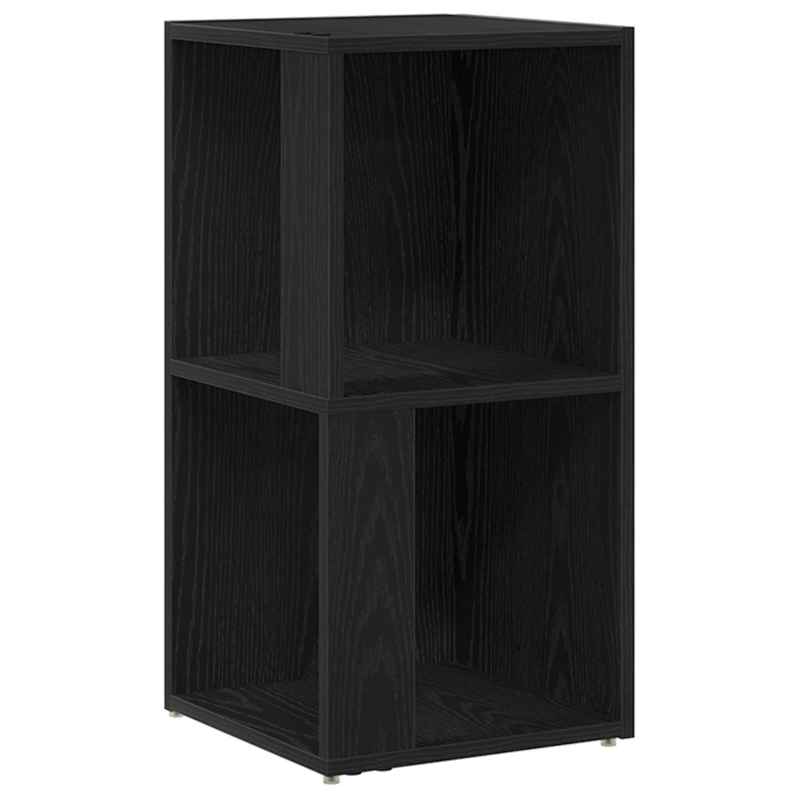vidaXL Eckschrank Schwarz Eiche 33x33x67 cm Holzwerkstoff