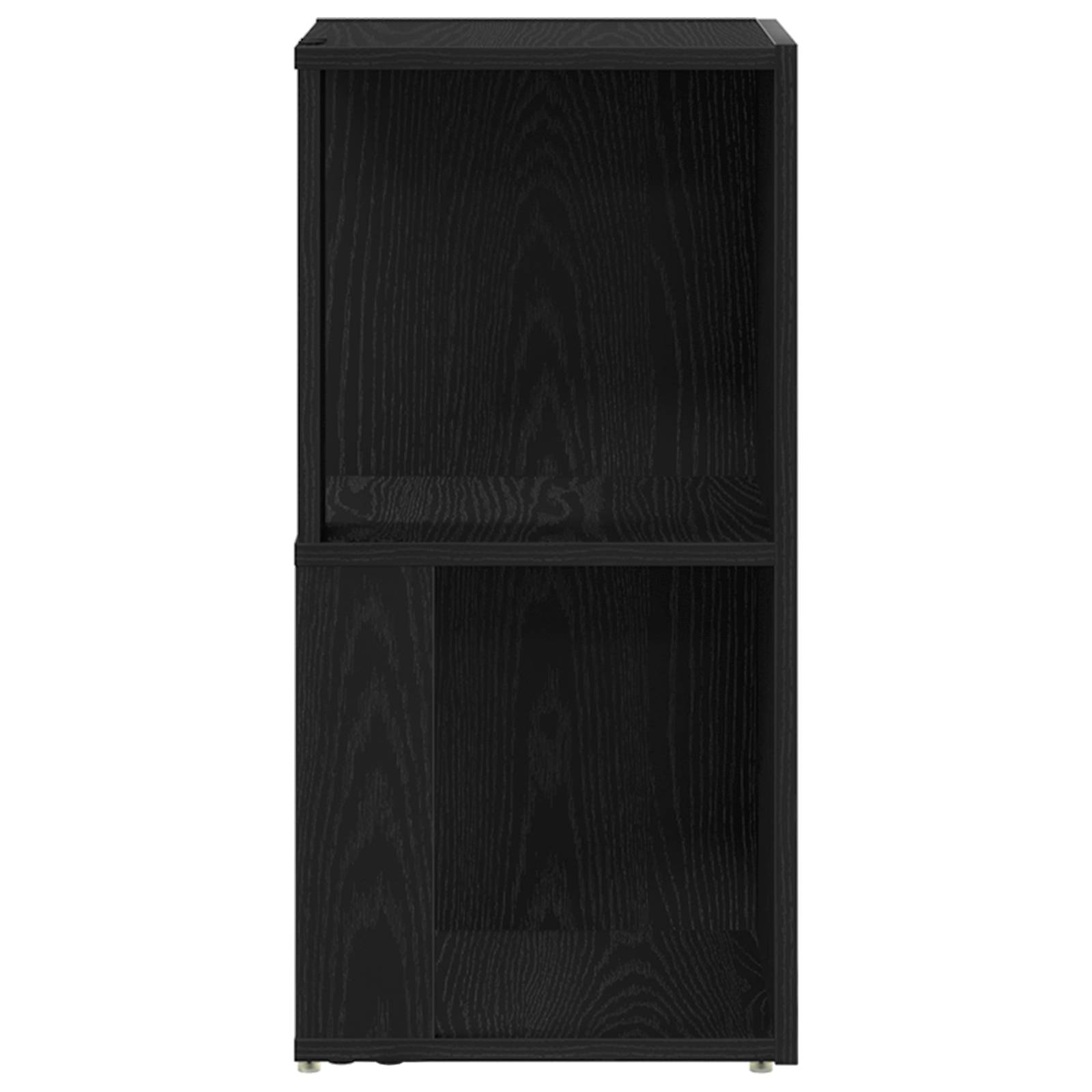 vidaXL Eckschrank Schwarz Eiche 33x33x67 cm Holzwerkstoff