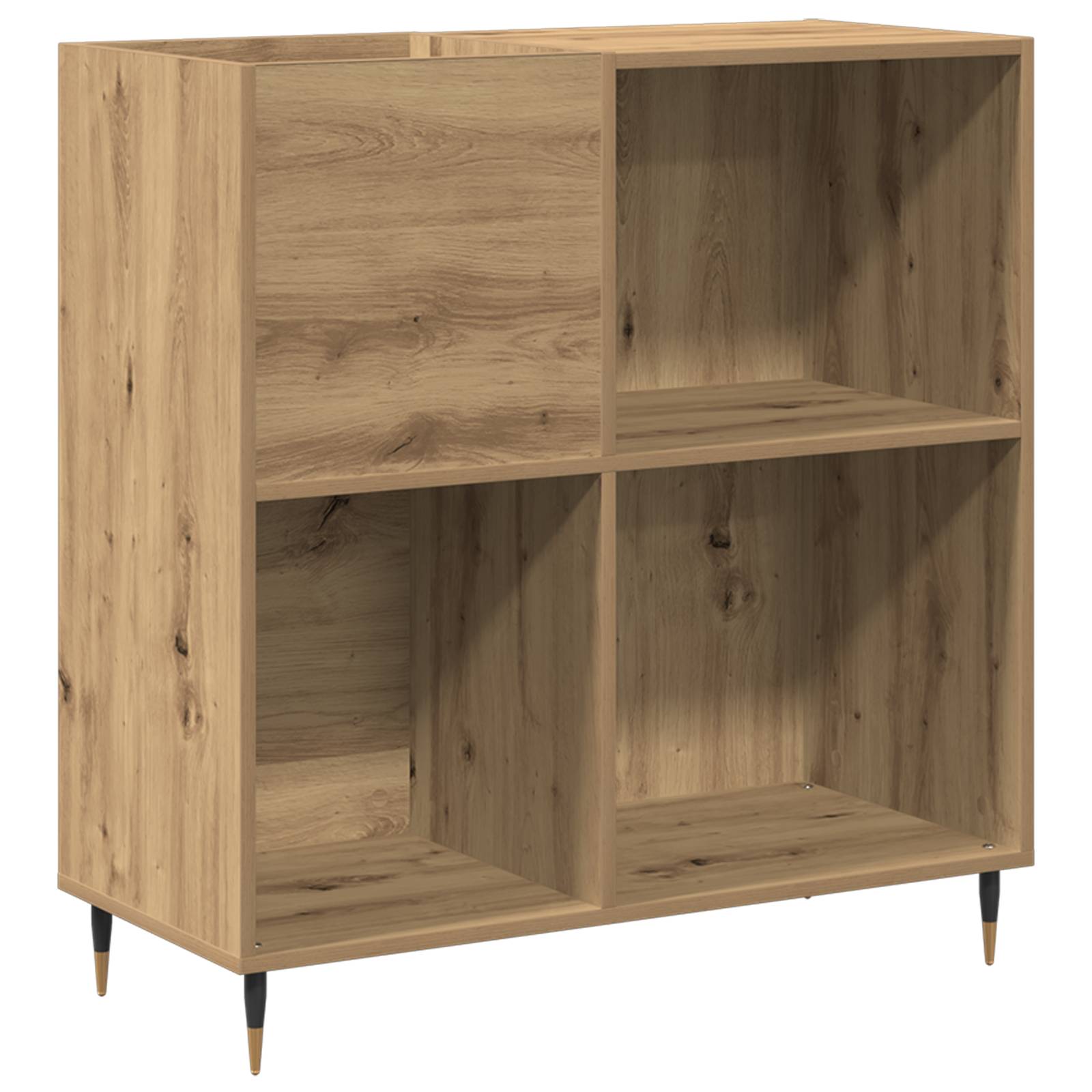 vidaXL Schallplattenschrank Altholz 84,5x38x89 cm Holzwerkstoff