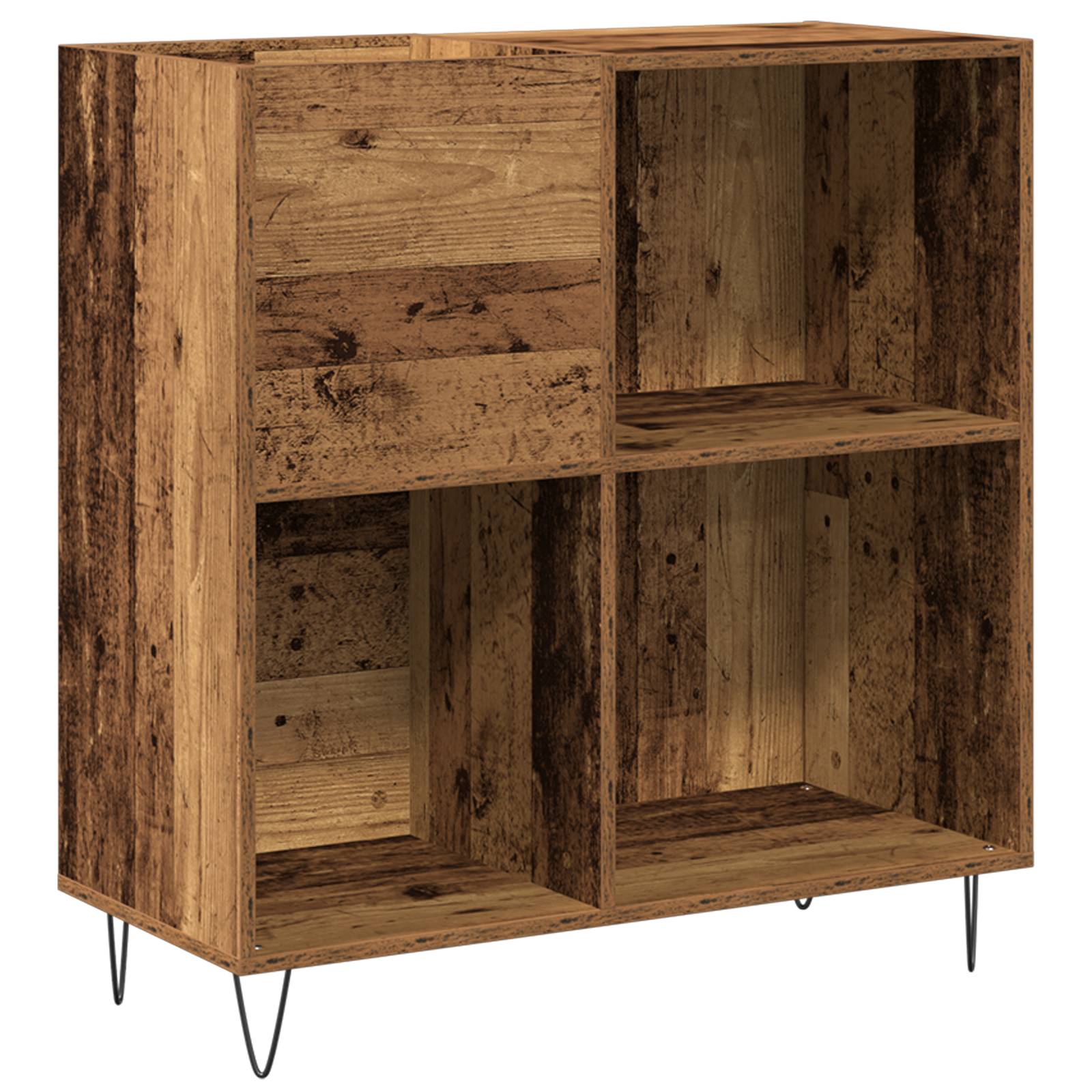 vidaXL Schallplattenschrank Artisan Eiche 84,5x38x90 cm Holzwerkstoff
