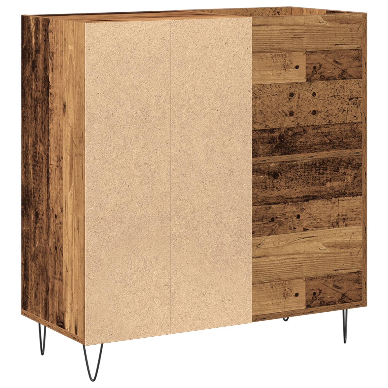 vidaXL Schallplattenschrank Artisan Eiche 84,5x38x90 cm Holzwerkstoff