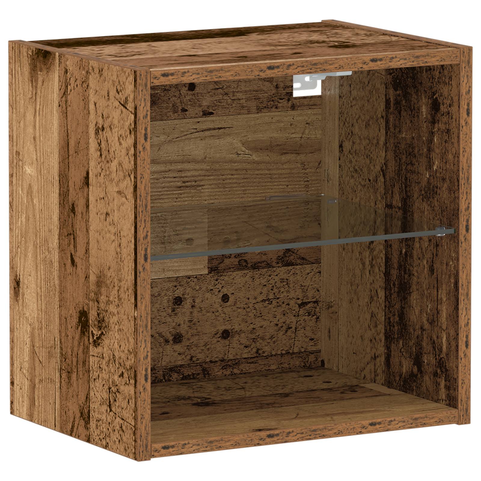 vidaXL Schweberegal Altholz 40x28,5x40 cm Holzwerkstoff