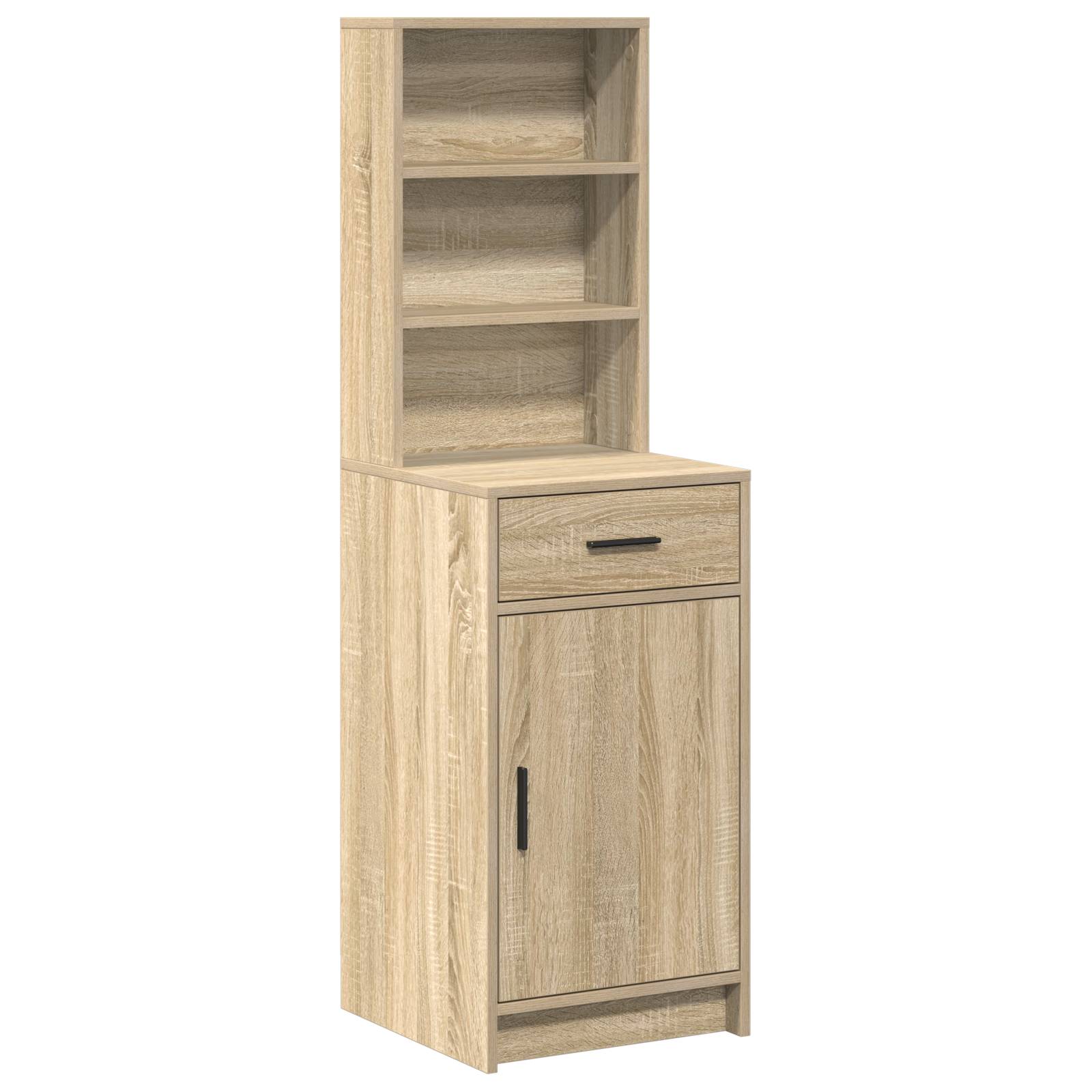 vidaXL Highboard Sonoma Eiche 40x41x135 cm Holzwerkstoff