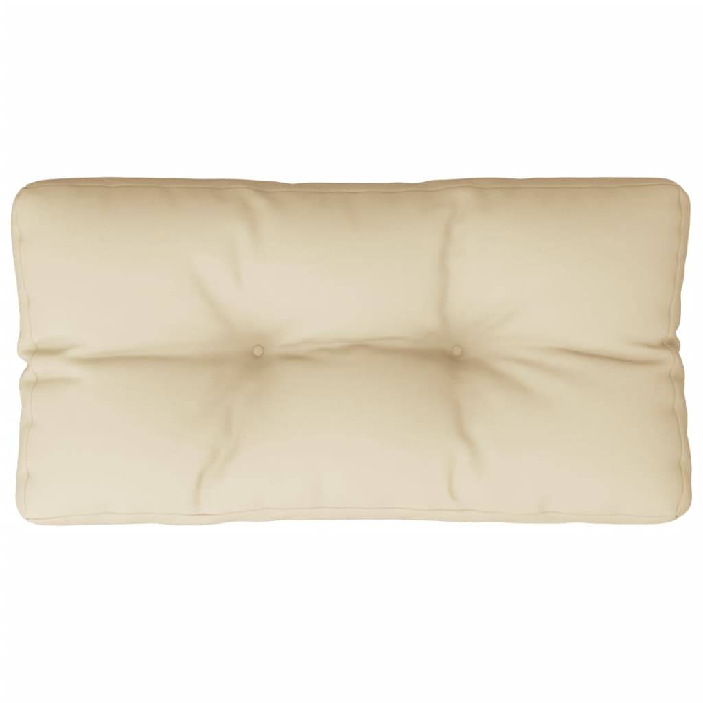 vidaXL Palettenkissen Beige 70x40x12 cm Stoff