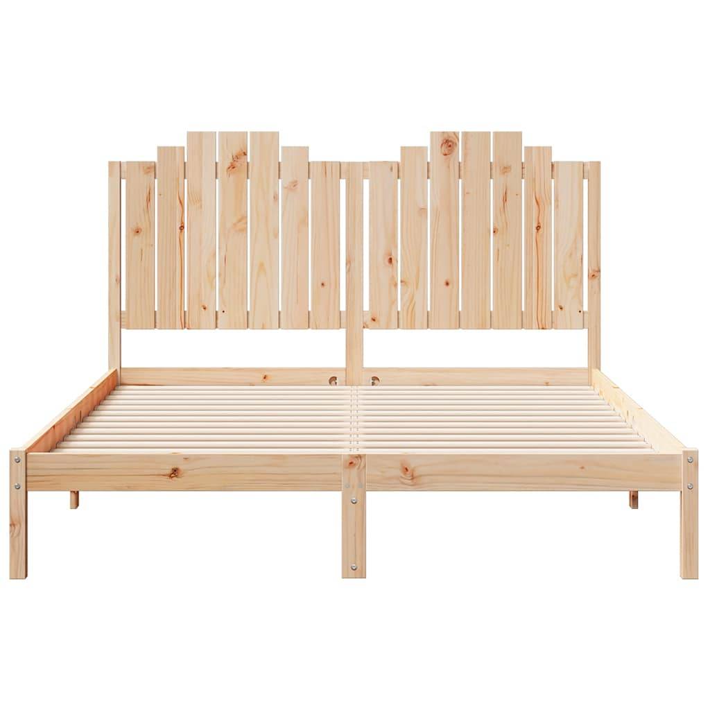 vidaXL Massivholzbett Extra Lang ohne Matratze 160x220 cm