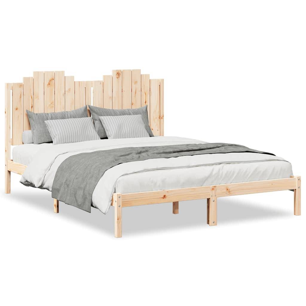 vidaXL Massivholzbett Extra Lang ohne Matratze 160x220 cm