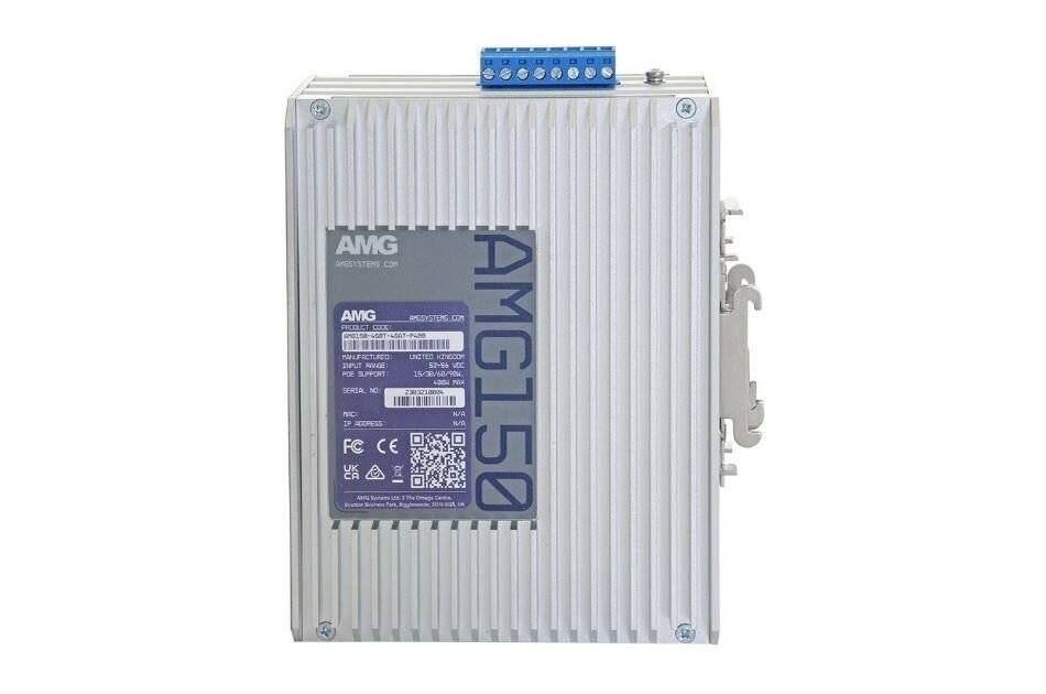 AMG150-4GBT-4GAT-P480, Industrieller PoE-Injektor 8x 10/100/1000Base-T(x) RJ45, 4x 60/90W PoE 802.3bt, 4x 30W PoE 802.3