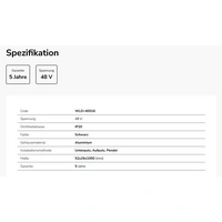 Spectrum LED SYSTEM Shift 48V Schienensystem Stromschiene 100 cm Aufbau 1m Einbau IP20 Schwarz Spectrum LED SYSTEM Shift 48V Schienensystem Stromschiene 100 cm Aufbau 1m Einbau IP20 Schwarz