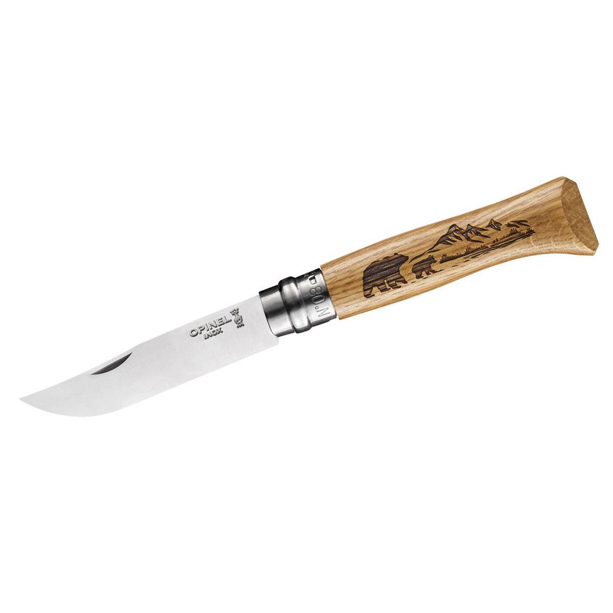 Opinel No 08 Animalia America Taschenmesser - Bär