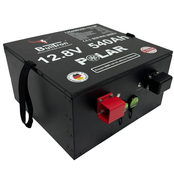 Bulltron LiFePO4 Akku 12,8V 540Ah Smart BMS mit Bluetooth Polar Bulltron LiFePO4 Akku 12,8V 540Ah Smart BMS mit Bluetooth Polar
