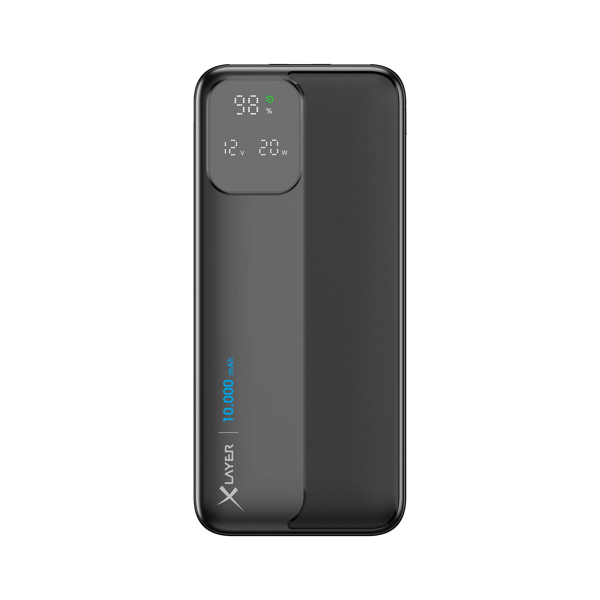 XLayer Powerbank Rapid 10.000 mAh Black
