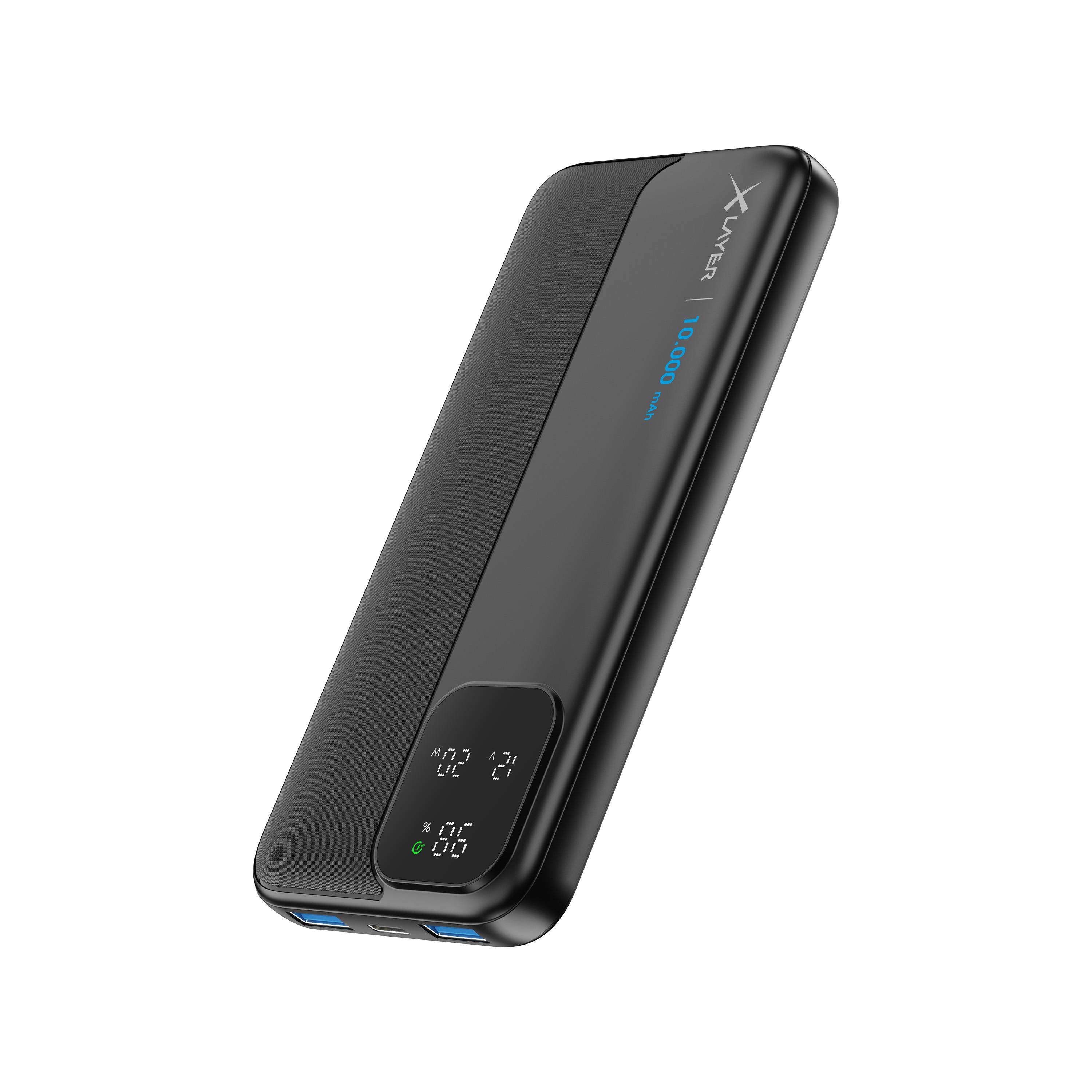 XLayer Powerbank Rapid 10.000 mAh Black