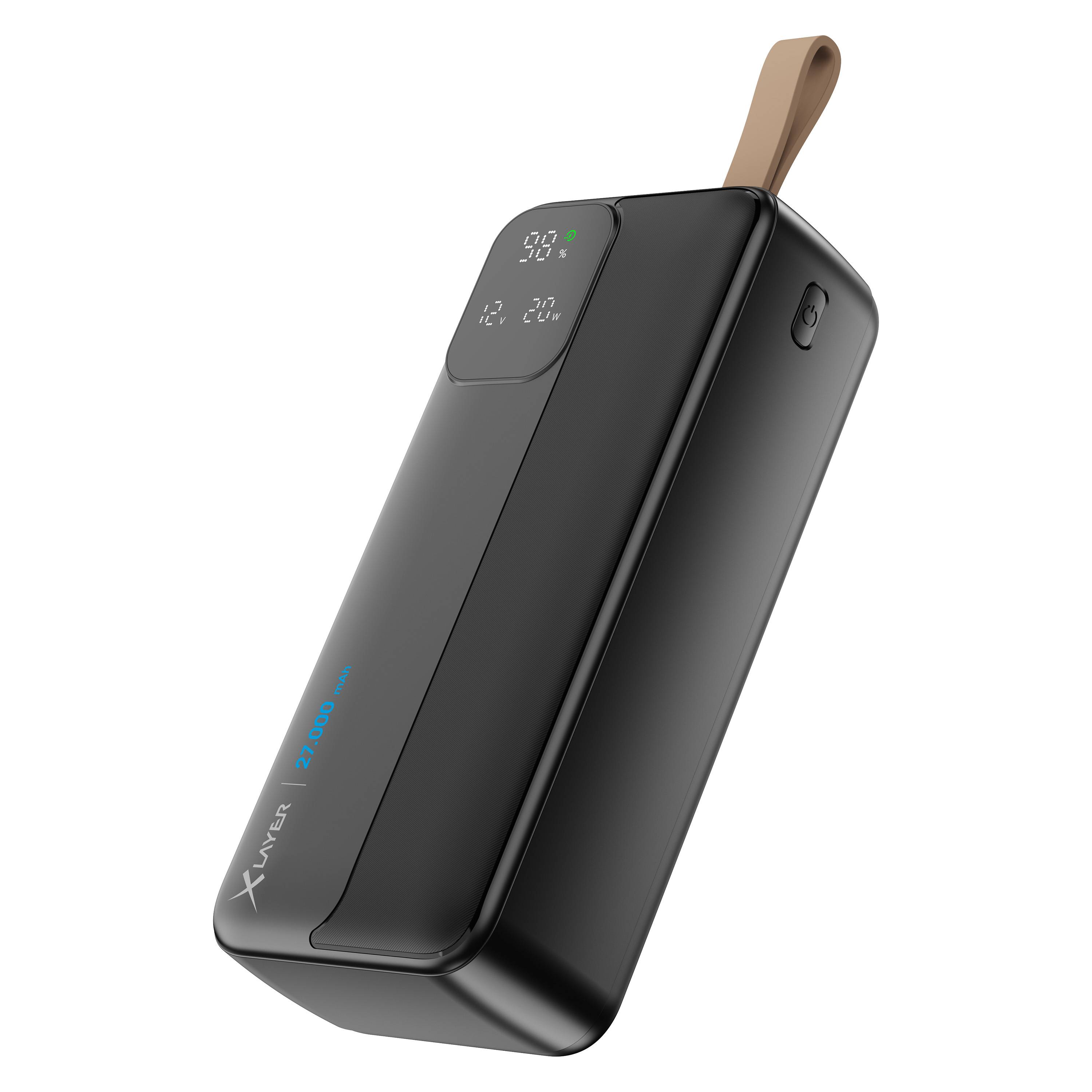 Powerbank Rapid 27.000 mAh schwarz