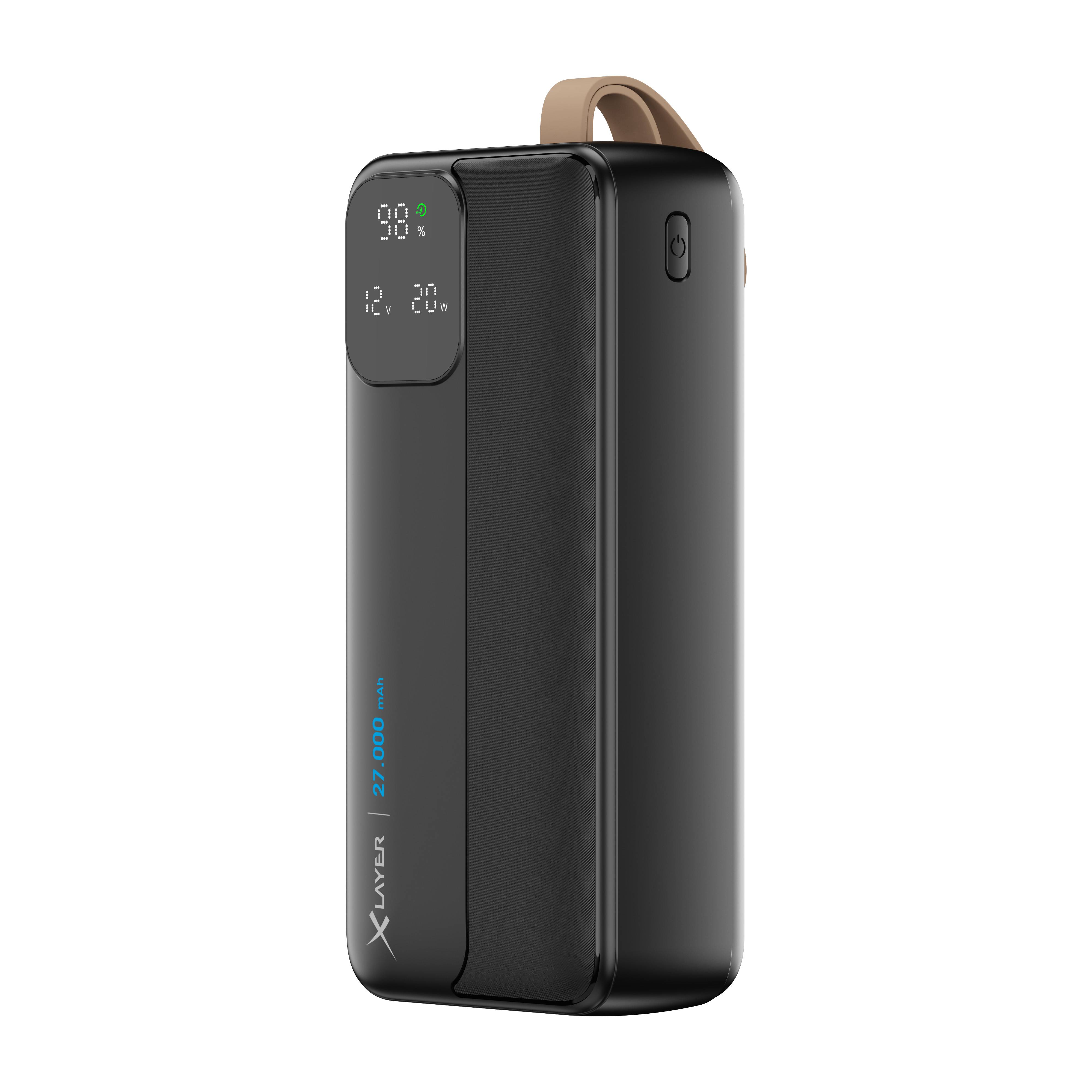 Powerbank Rapid 27.000 mAh schwarz
