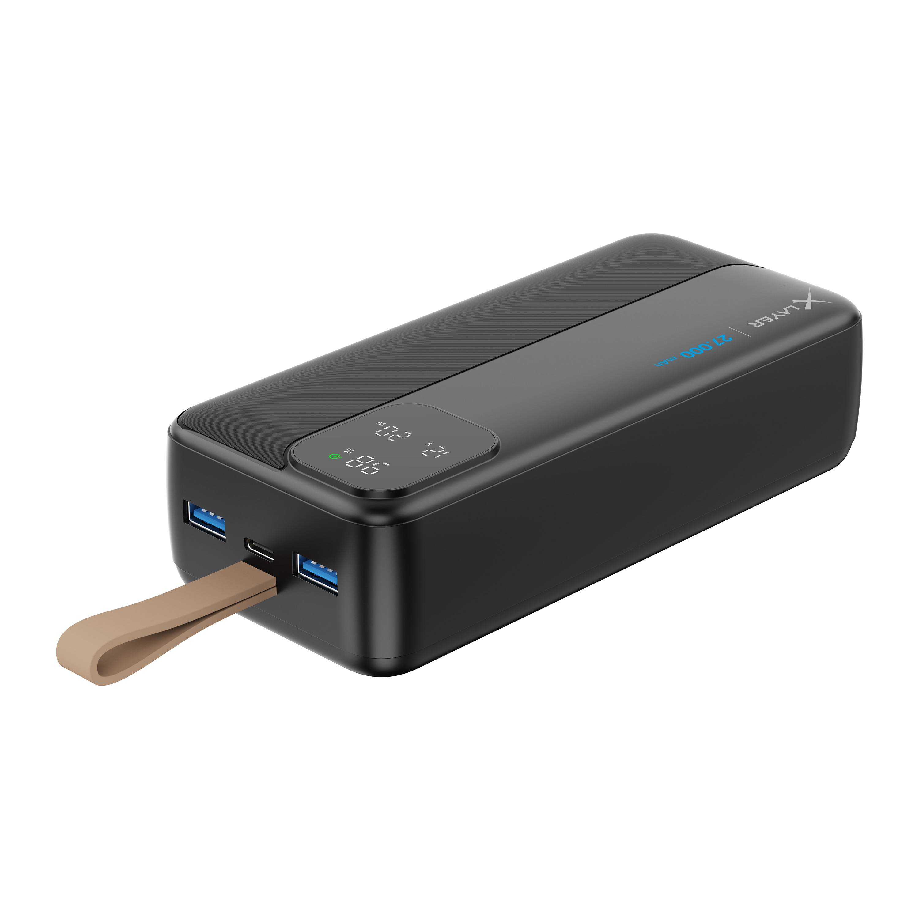 XLayer Powerbank Rapid 27.000 mAh Black