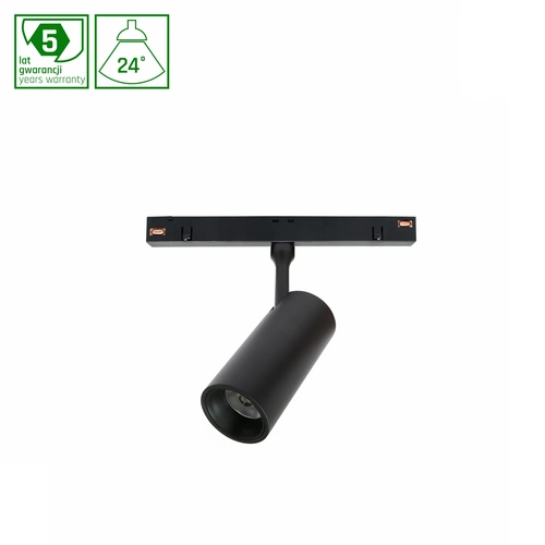 Spectrum LED SYSTEM Shift Spot S 6W 48V Schienensystem 24° Stromschienenstrahler 555lm schwarz Warmweiß 3000K Spectrum LED SYSTEM Shift Spot S 6W 48V Schienensystem 24° Stromschienenstrahler 555lm schwarz Warmweiß 3000K