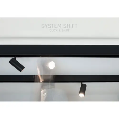 Spectrum LED SYSTEM Shift Spot S 6W 48V Schienensystem 24° Stromschienenstrahler 555lm schwarz Warmweiß 3000K Spectrum LED SYSTEM Shift Spot S 6W 48V Schienensystem 24° Stromschienenstrahler 555lm schwarz Warmweiß 3000K