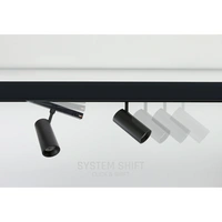Spectrum LED SYSTEM Shift Spot S 6W 48V Schienensystem 24° Stromschienenstrahler 555lm schwarz Warmweiß 3000K Spectrum LED SYSTEM Shift Spot S 6W 48V Schienensystem 24° Stromschienenstrahler 555lm schwarz Warmweiß 3000K