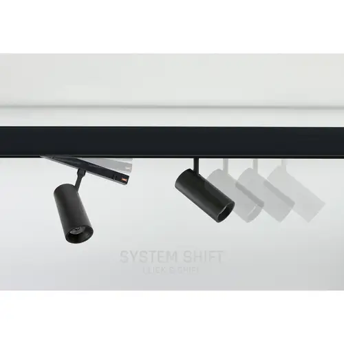 Spectrum LED SYSTEM Shift Spot S 6W 48V Schienensystem 24° Stromschienenstrahler 555lm schwarz Warmweiß 3000K Spectrum LED SYSTEM Shift Spot S 6W 48V Schienensystem 24° Stromschienenstrahler 555lm schwarz Warmweiß 3000K