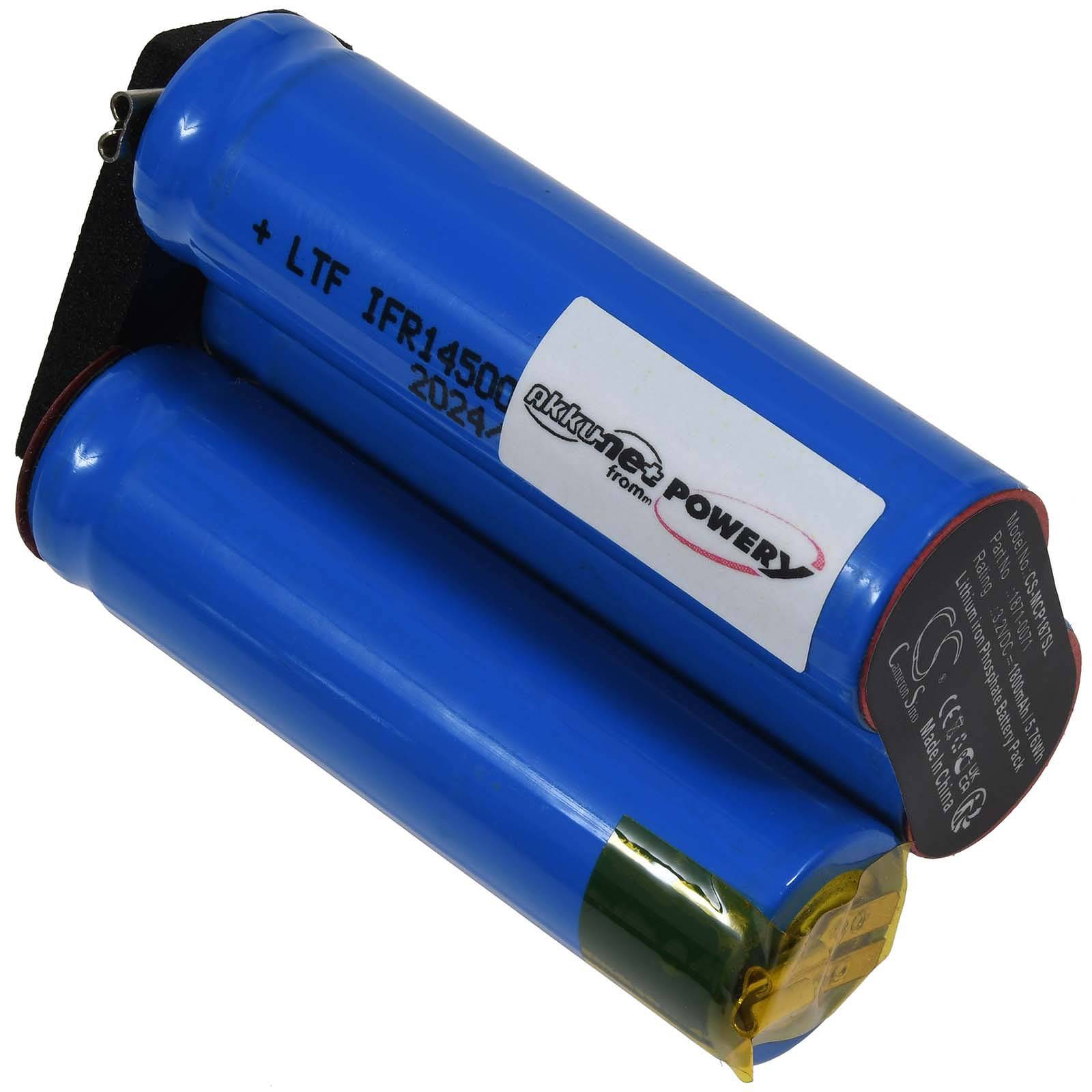 Powery Akku für Moser ChromStyle Pro 1871 1871-0071 Haarschneider Rasierer, 3,2V, LiFePO4