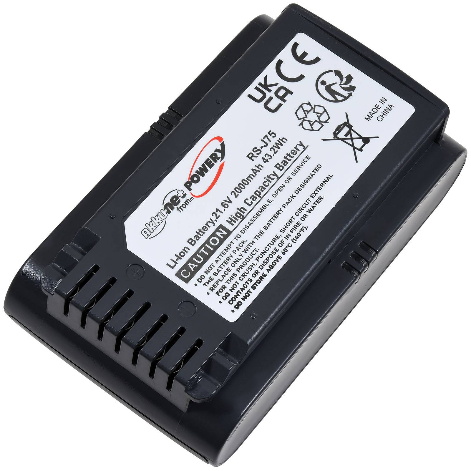 Powery Akku für Samsung VS20R9042S2/EU Staubsauger, 21,6V, Li-Ion