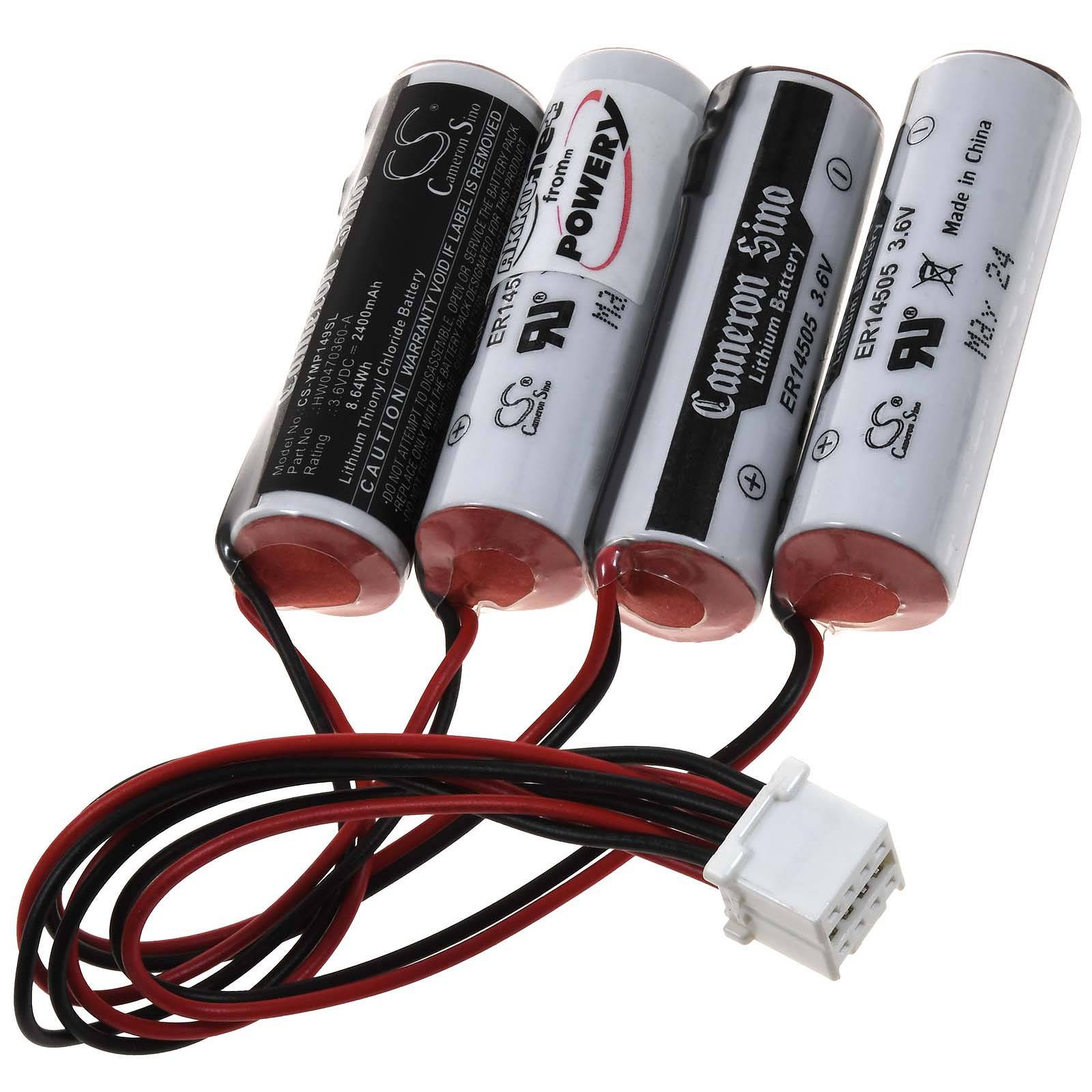 Powery SPS-Lithiumbatterie kompatibel mit Yaskawa HW0470360-A, 3,6V, Lithium-Mangandioxid