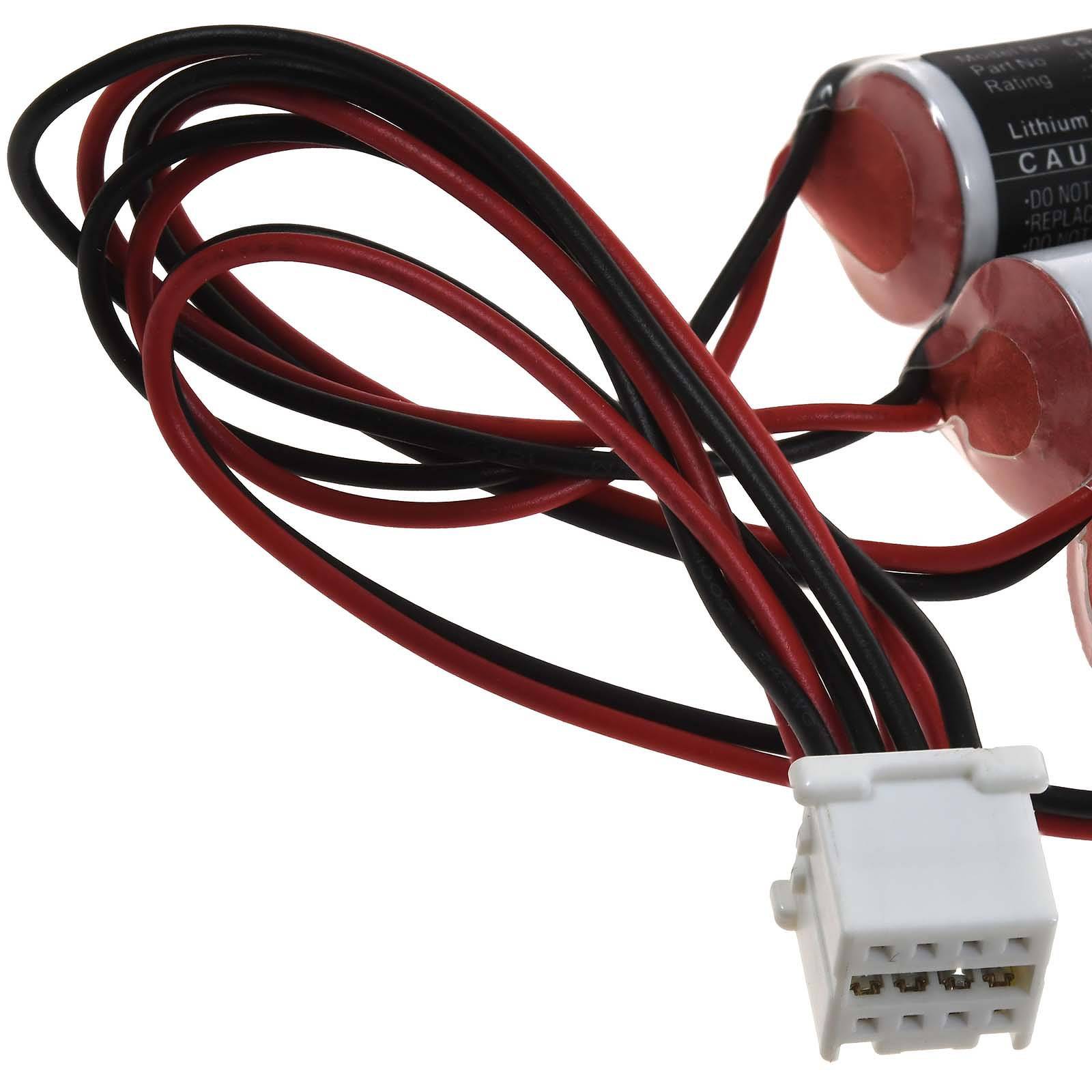 Powery SPS-Lithiumbatterie kompatibel mit Yaskawa Motoman Robot 149689-1 / Typ HW0470360-A, 3,6V, Lithium-Mangandioxid