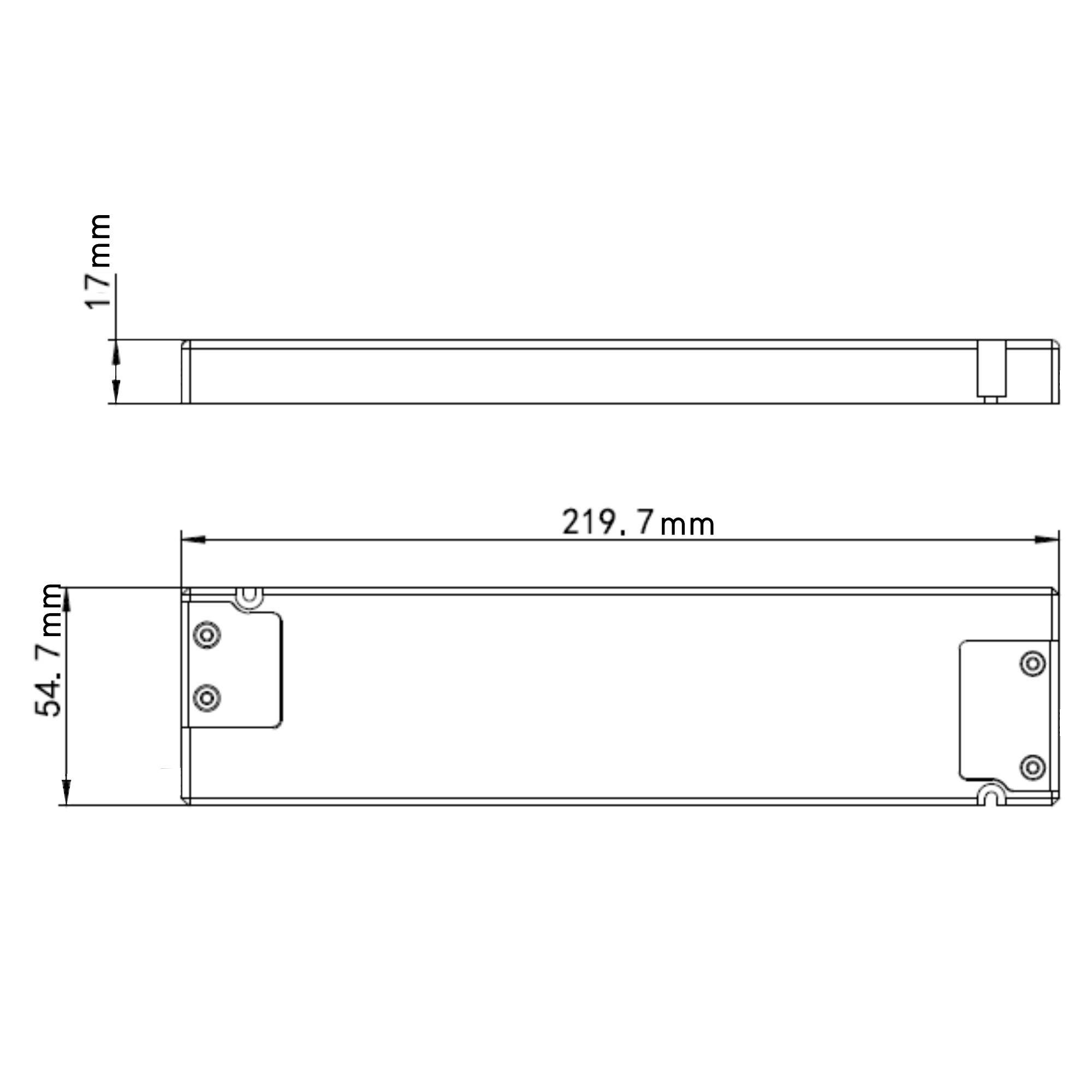 kalb | LED-Netzteil 24V DC Velion, TÜV-geprüft, ultraflach max. 17mm Höhe, IP20 zertifiziert, 230V auf 24V Trafo, 15W/30W/60W, für LED-Streifen &