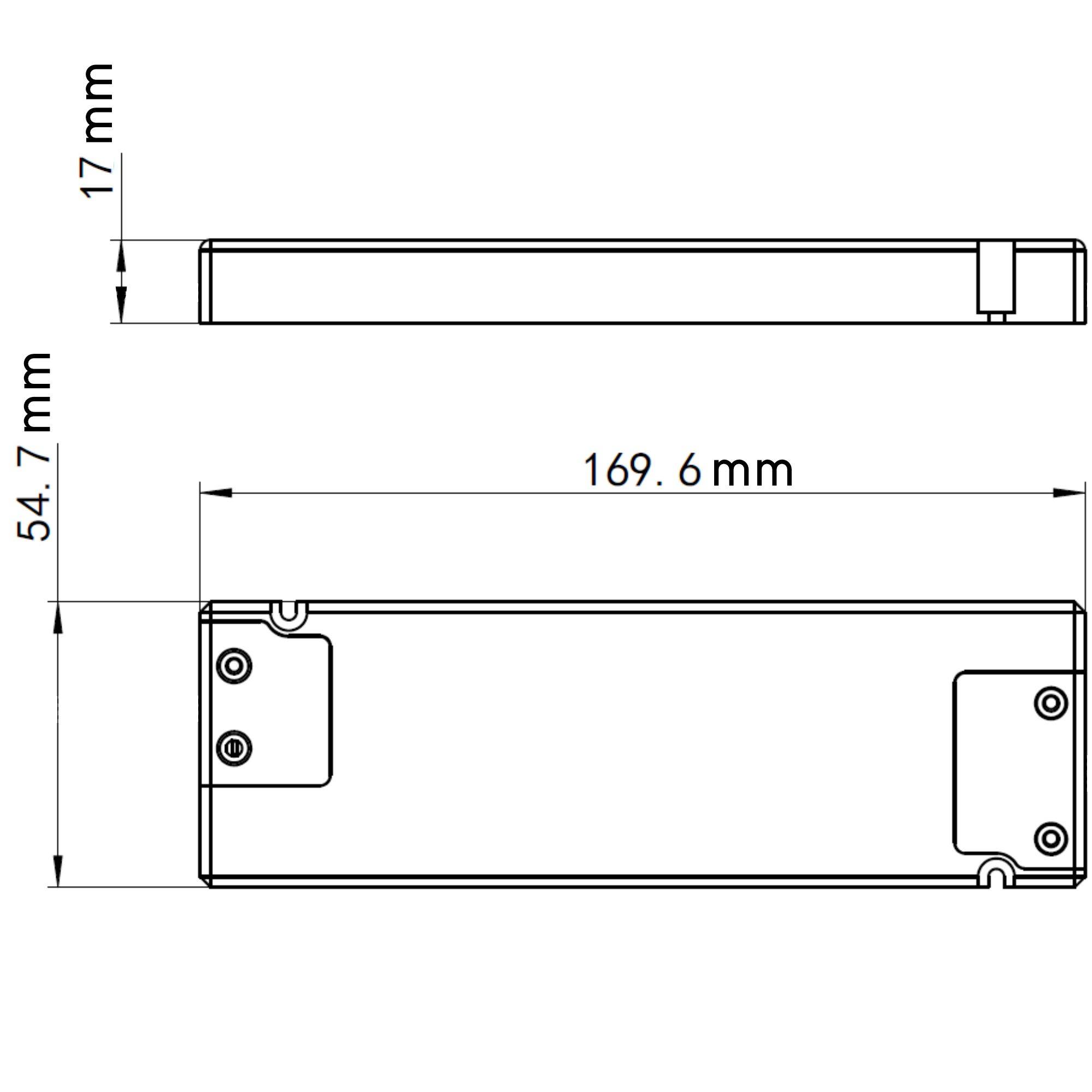 kalb | LED-Netzteil 24V DC Velion, TÜV-geprüft, ultraflach max. 17mm Höhe, IP20 zertifiziert, 230V auf 24V Trafo, 15W/30W/60W, für LED-Streifen &