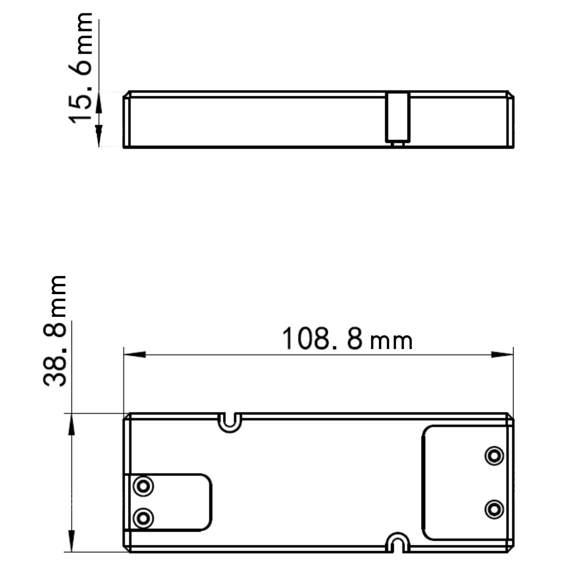 kalb | LED-Netzteil 24V DC Velion, TÜV-geprüft, ultraflach max. 17mm Höhe, IP20 zertifiziert, 230V auf 24V Trafo, 15W/30W/60W, für LED-Streifen &