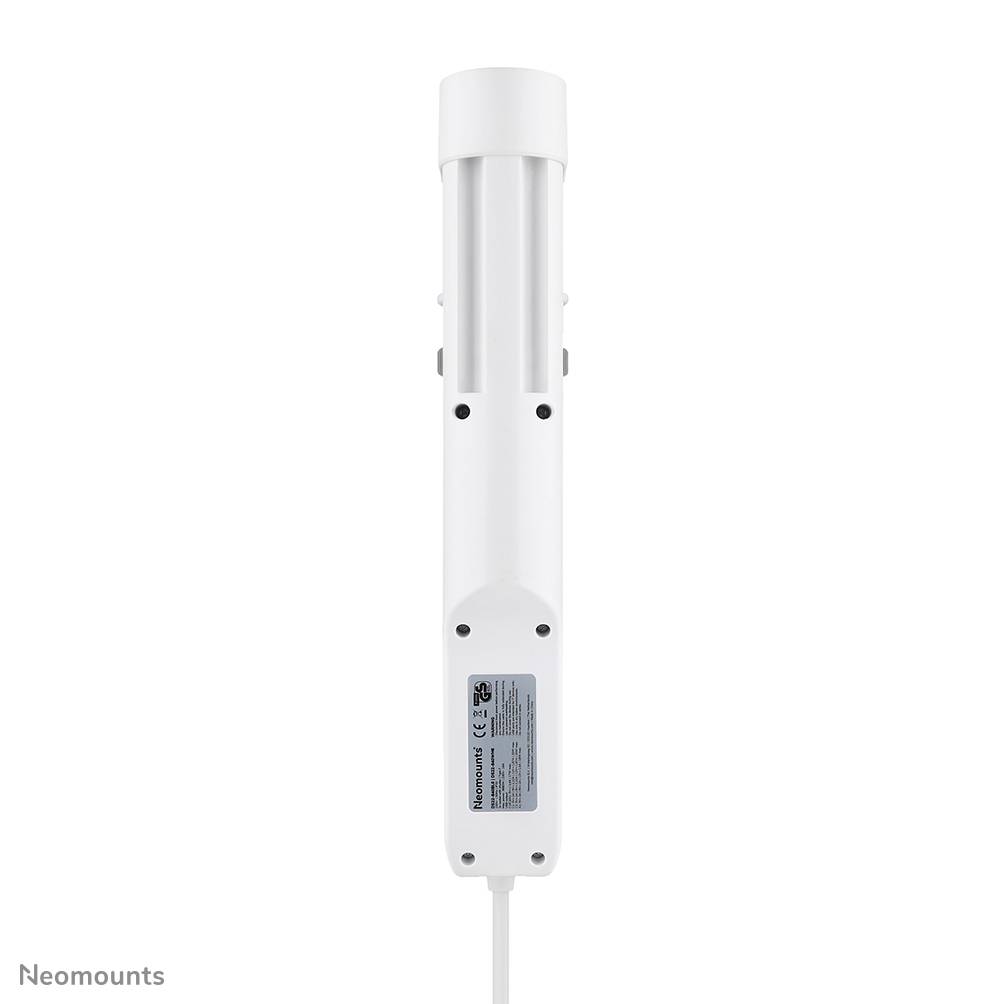 Neomounts DS22-840WH6 Tischsteckdose mit Klemme und USB-C- und USB-A-Anschlüssen - Schnellladung, 1,4 m, Drinnen, Typ F, Kunststoff, Weiß, Power Del
