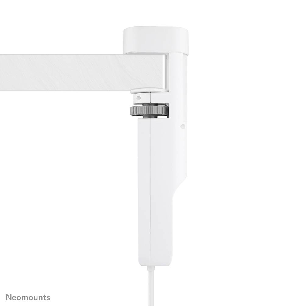 Neomounts DS22-840WH6 Tischsteckdose mit Klemme und USB-C- und USB-A-Anschlüssen - Schnellladung, 1,4 m, Drinnen, Typ F, Kunststoff, Weiß, Power Del