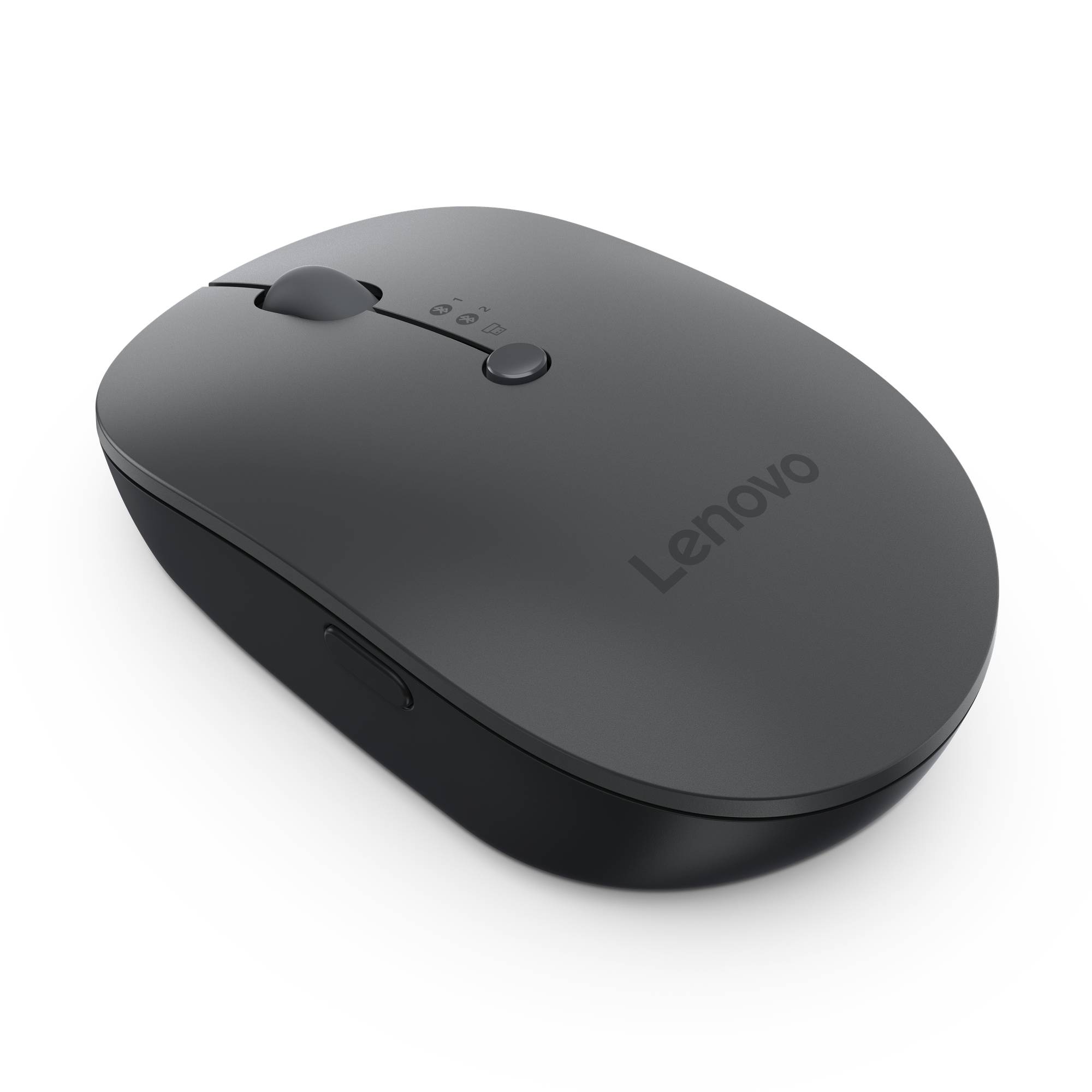 Lenovo Multi-Device - X9 Edition - Maus - rechts- und linkshändig - optisch - 4 Tasten - kabellos - 2.4 GHz, Bluetooth 5.0 - USB-C Wireless-Empfänge